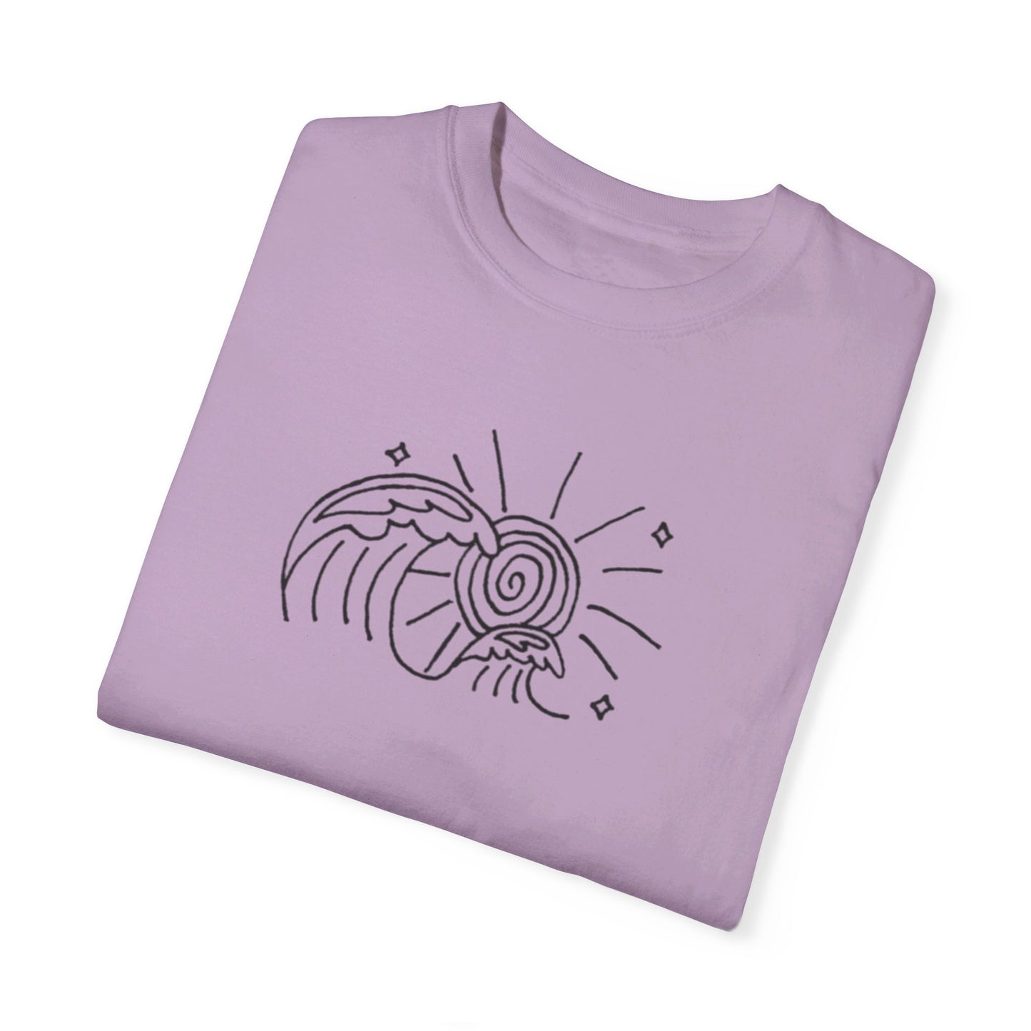 Into the Golden Hour by Maleeh Molstad limited edition unisex garment-dyed t-shirt ~ Waves
