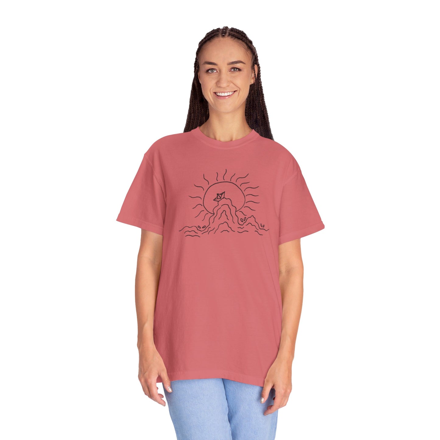 Into the Golden Hour by Maleeh Molstad limited edition unisex garment-dyed t-shirt ~ Peace