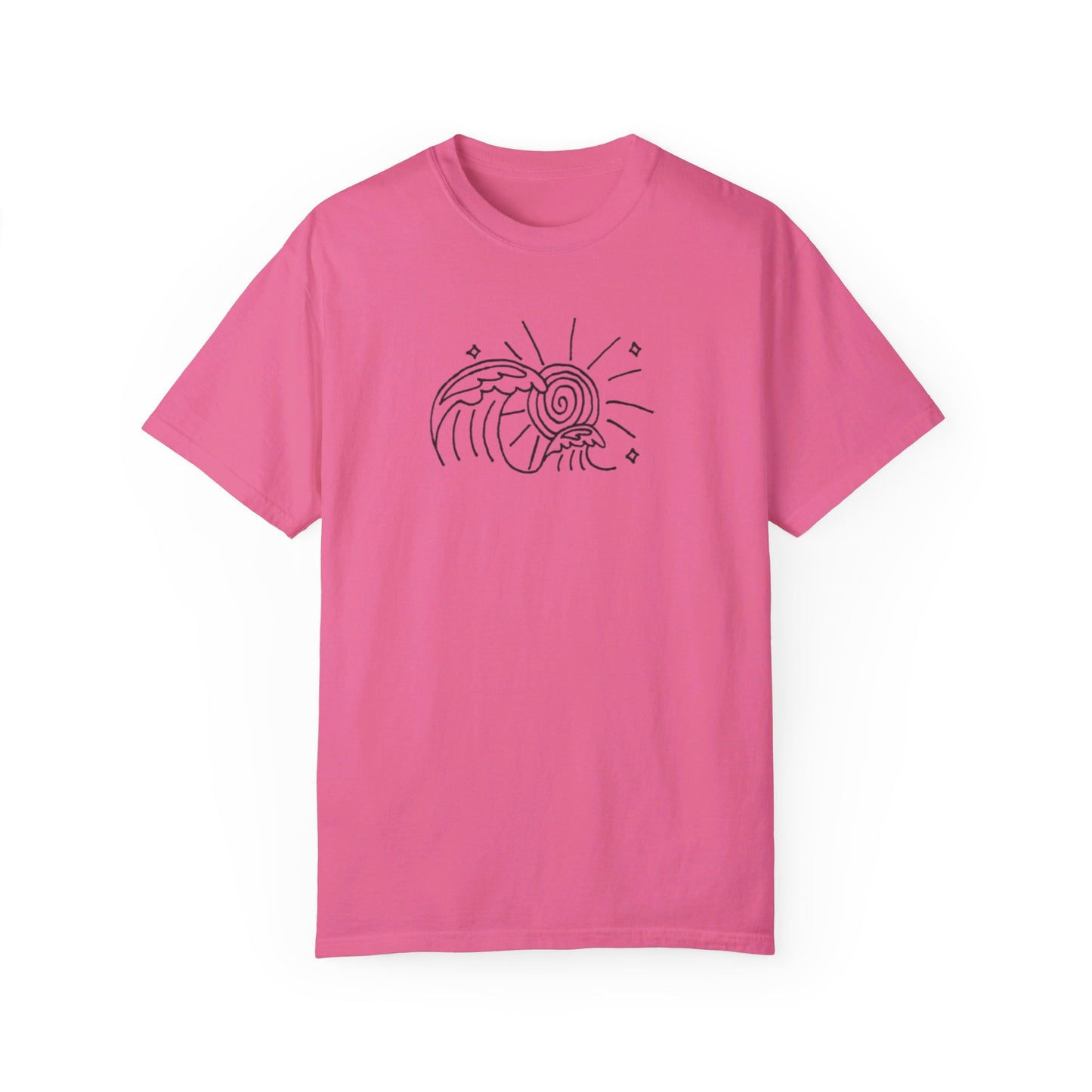 Into the Golden Hour by Maleeh Molstad limited edition unisex garment-dyed t-shirt ~ Waves