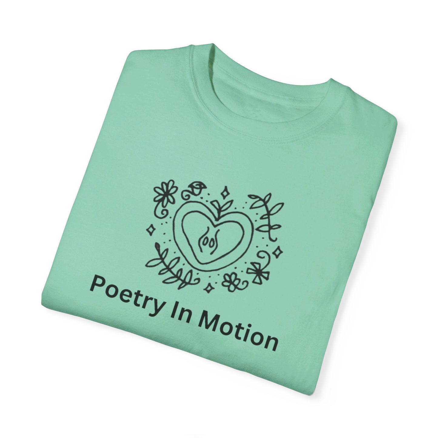 Poetry in Motion by Maleeh Molstad limited edition unisex garment-dyed t-shirt ✨☀️🌙