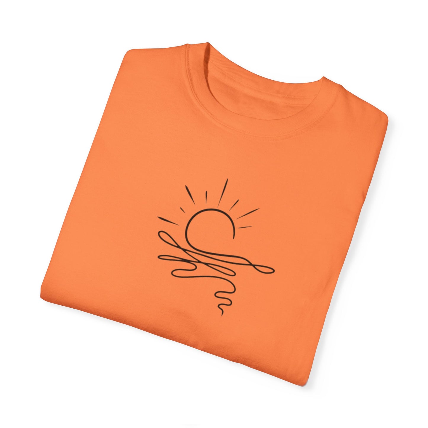 Where The Stars Shine Indigo Blue by Maleeh Molstad unisex garment-dyed t-shirt ~ Turquoise
