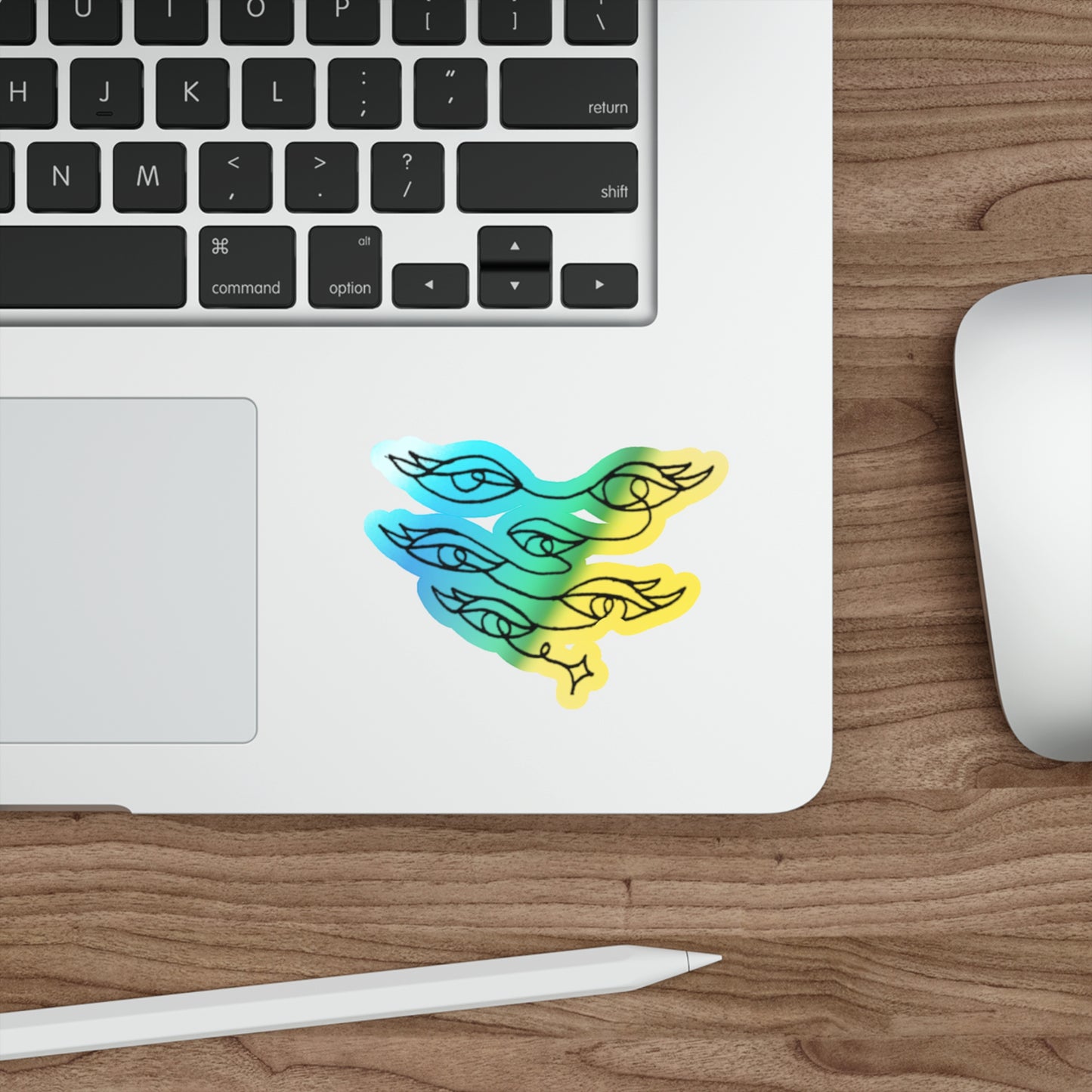 Into the Golden Hour by Maleeh Molstad limited edition holographic die-cut stickers ~ Gypsy