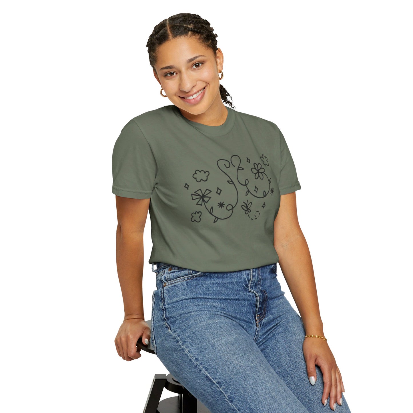 Into the Golden Hour by Maleeh Molstad limited edition unisex garment-dyed t-shirt ~ Lessons