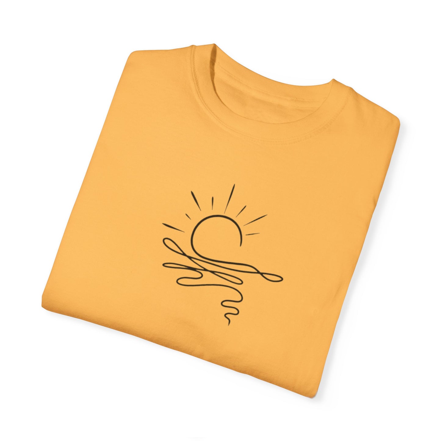 Where The Stars Shine Indigo Blue by Maleeh Molstad unisex garment-dyed t-shirt ~ Turquoise