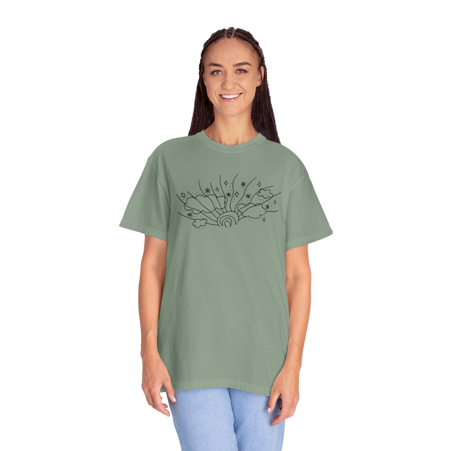 Into the Golden Hour by Maleeh Molstad limited edition unisex garment-dyed t-shirt ~ Summer