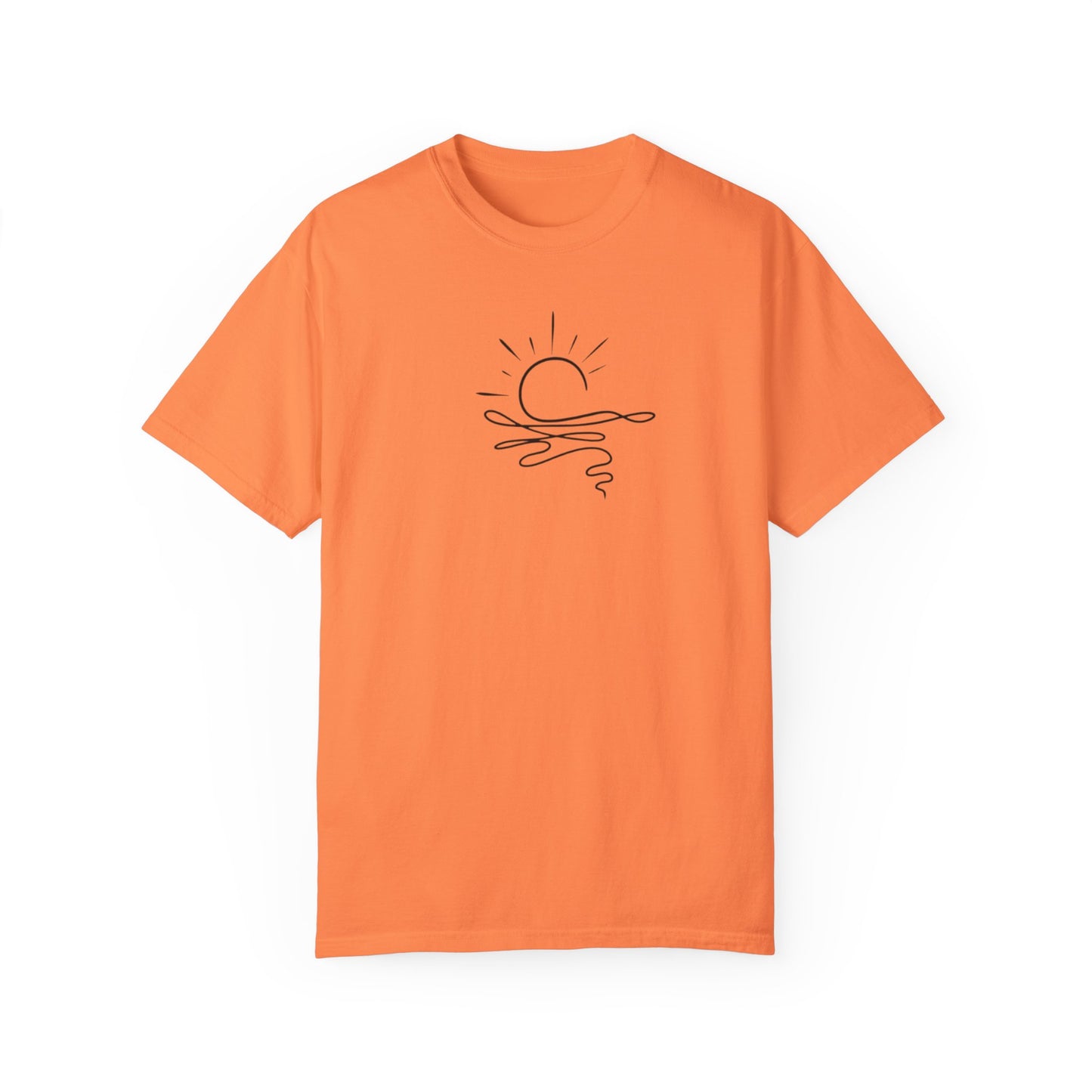 Where The Stars Shine Indigo Blue by Maleeh Molstad unisex garment-dyed t-shirt ~ Turquoise