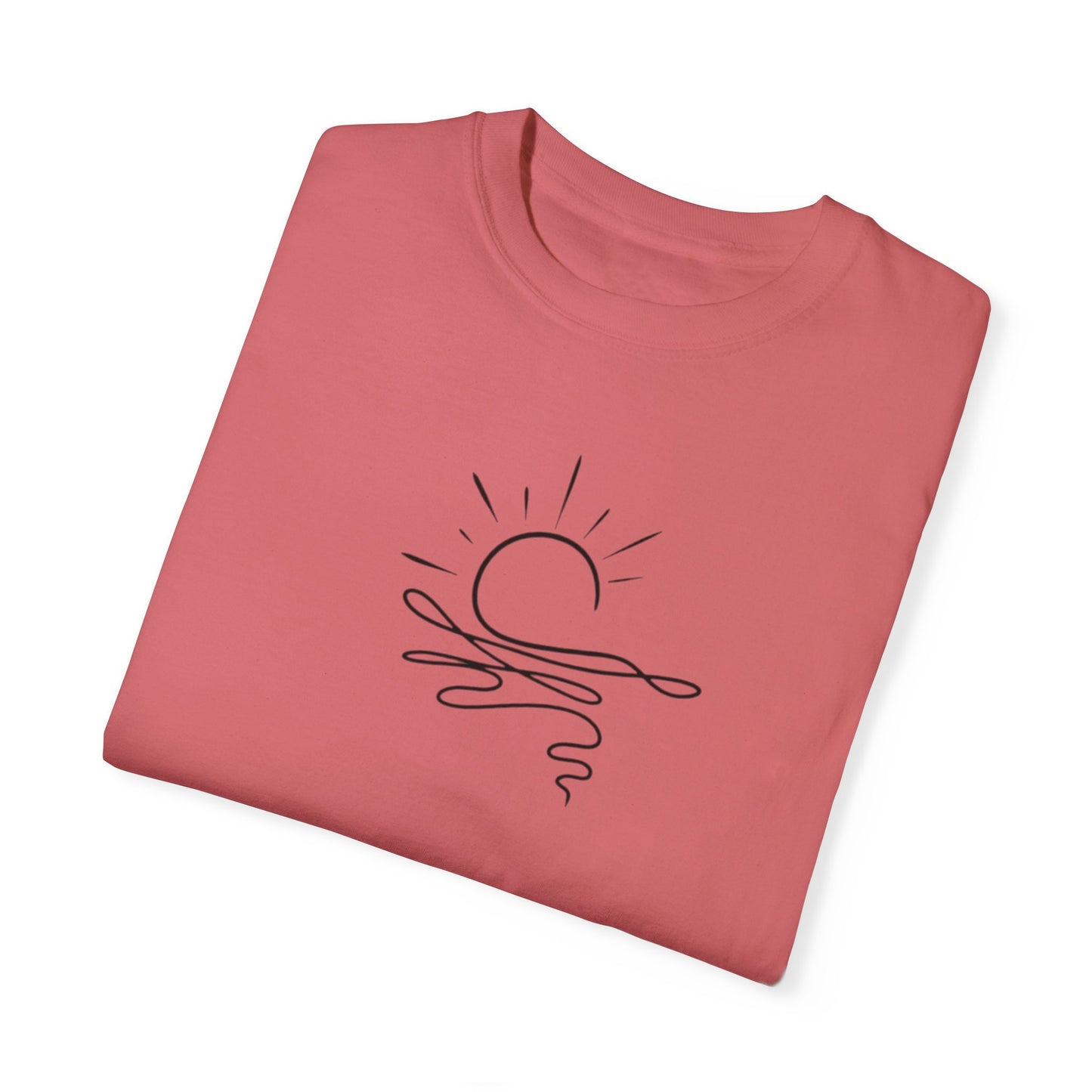 Where The Stars Shine Indigo Blue by Maleeh Molstad unisex garment-dyed t-shirt ~ Turquoise