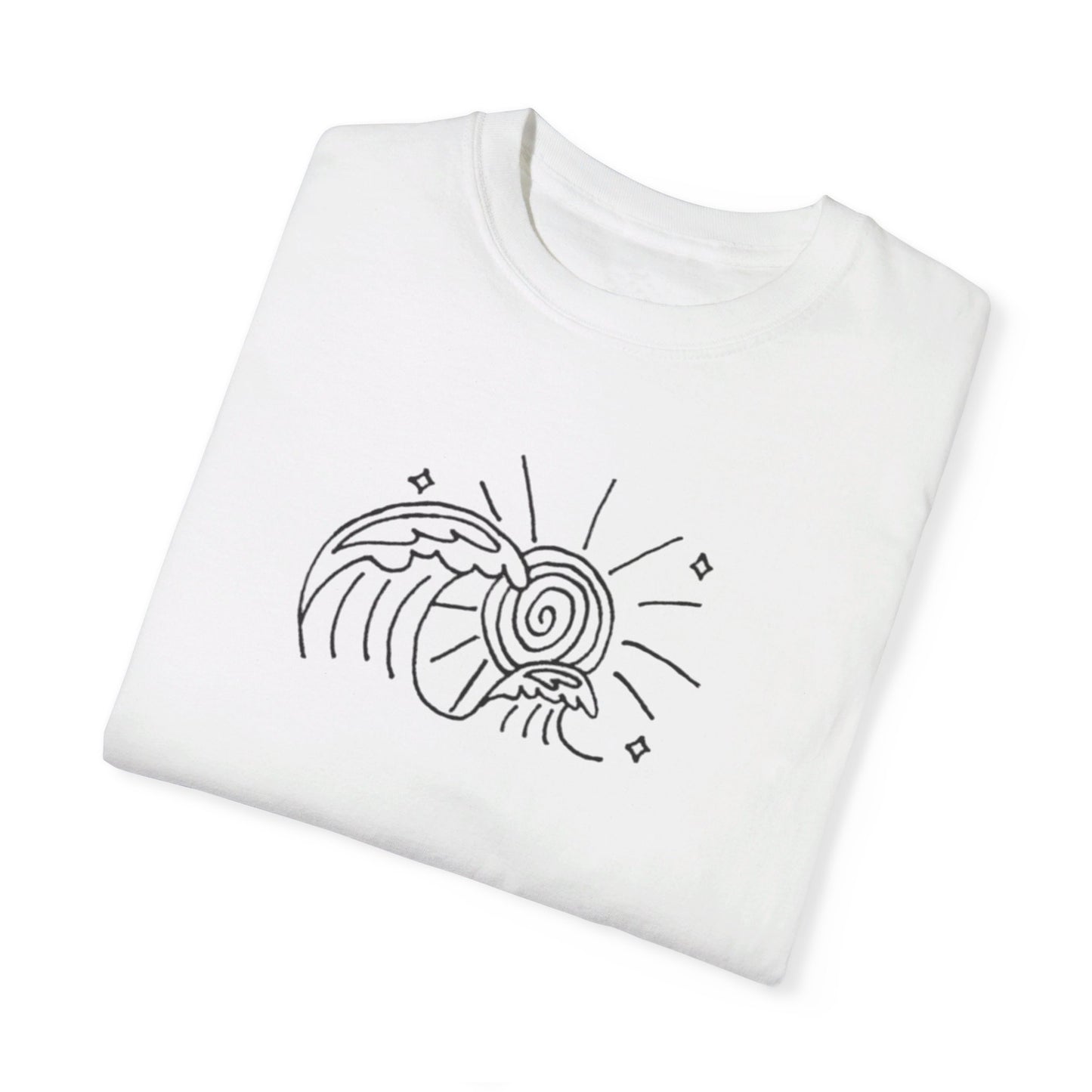 Into the Golden Hour by Maleeh Molstad limited edition unisex garment-dyed t-shirt ~ Waves