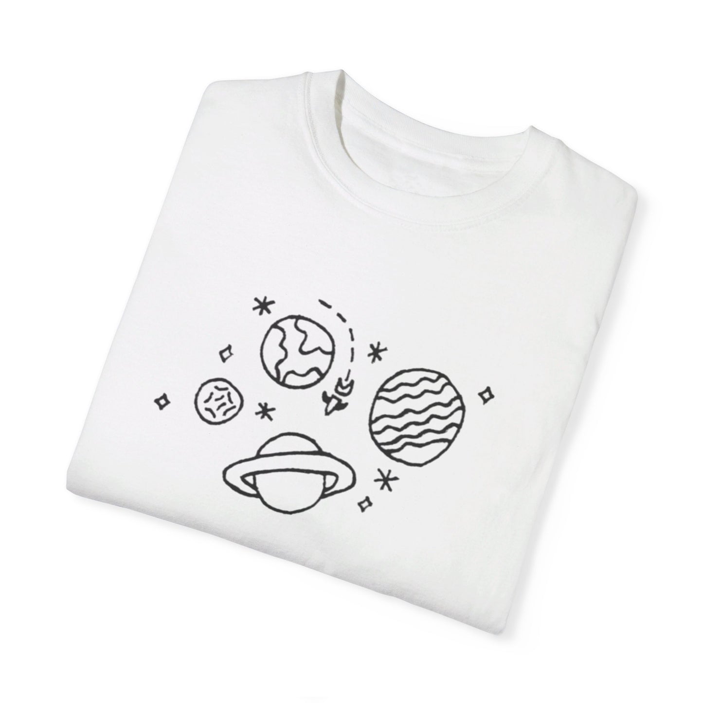 Into the Golden Hour by Maleeh Molstad limited edition unisex garment-dyed t-shirt ~ Space