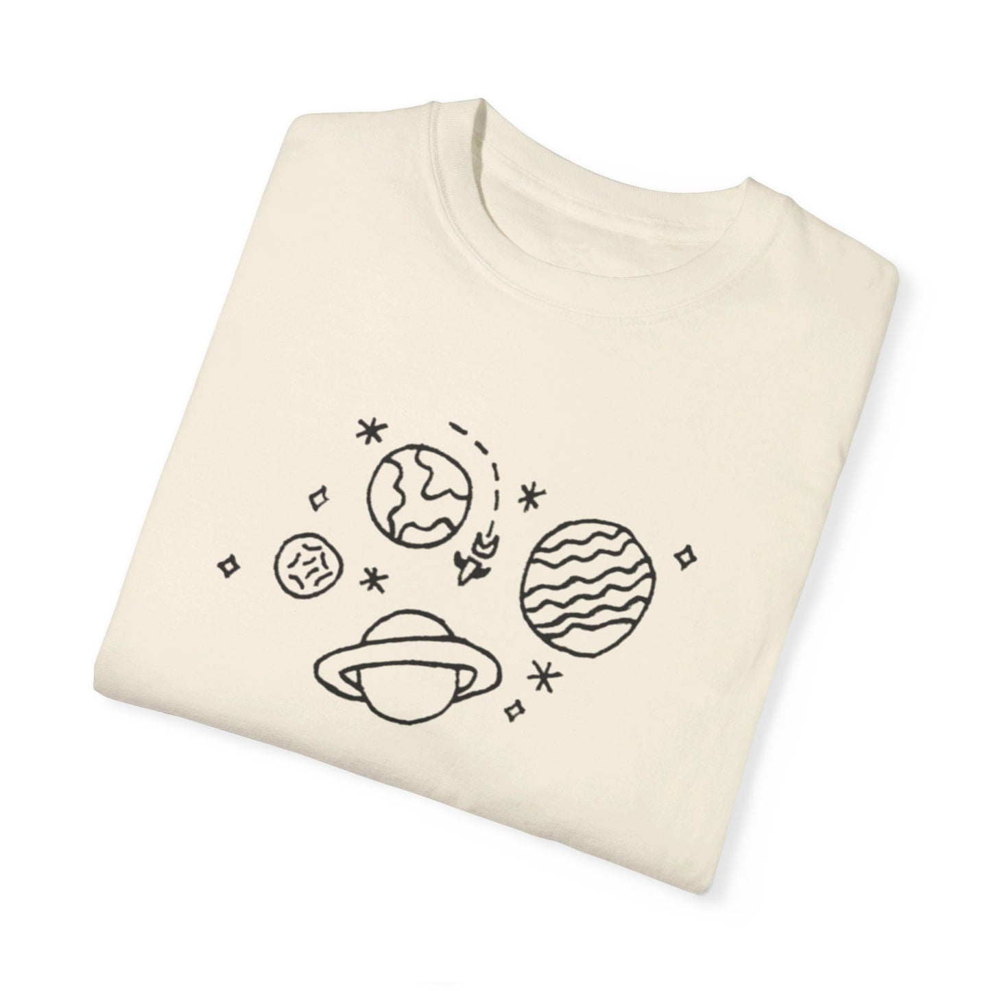 Into the Golden Hour by Maleeh Molstad limited edition unisex garment-dyed t-shirt ~ Space