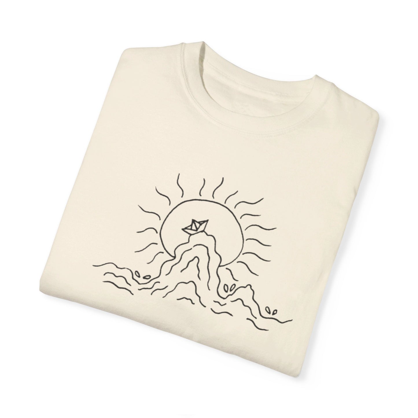Into the Golden Hour by Maleeh Molstad limited edition unisex garment-dyed t-shirt ~ Peace