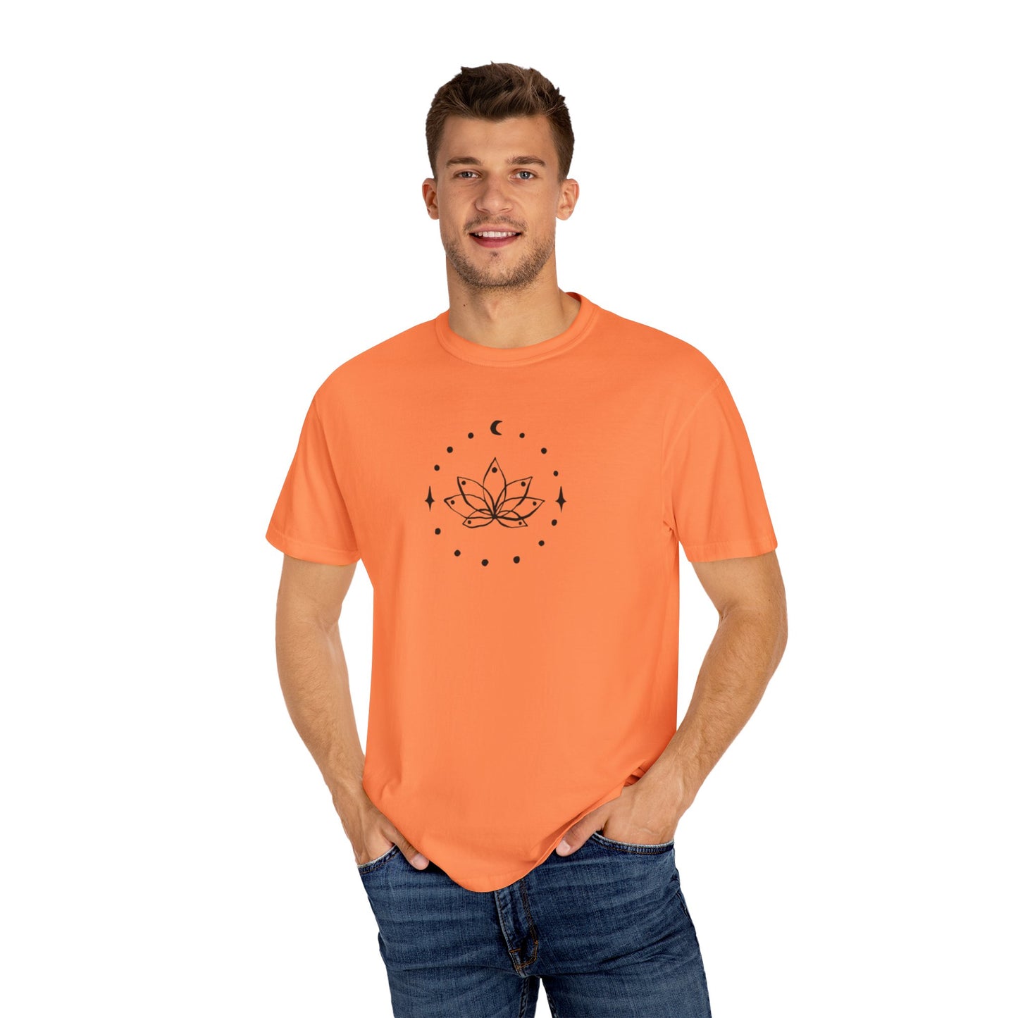 Where the Stars Shine Indigo Blue by Maleeh Molstad unisex garment-dyed t-shirt ~ Always Be Fine