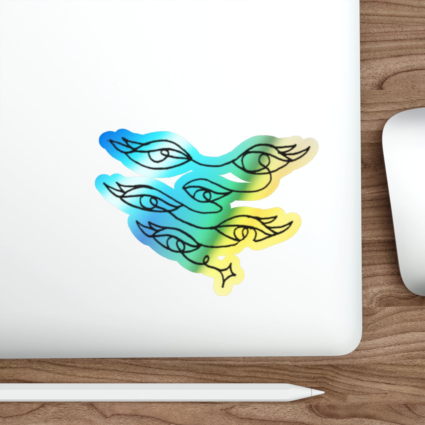 Into the Golden Hour by Maleeh Molstad limited edition holographic die-cut stickers ~ Gypsy