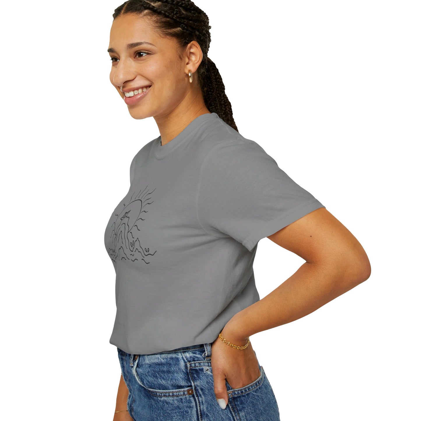 Into the Golden Hour by Maleeh Molstad limited edition unisex garment-dyed t-shirt ~ Peace