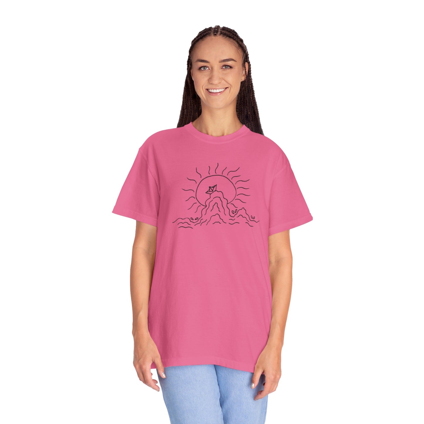 Into the Golden Hour by Maleeh Molstad limited edition unisex garment-dyed t-shirt ~ Peace
