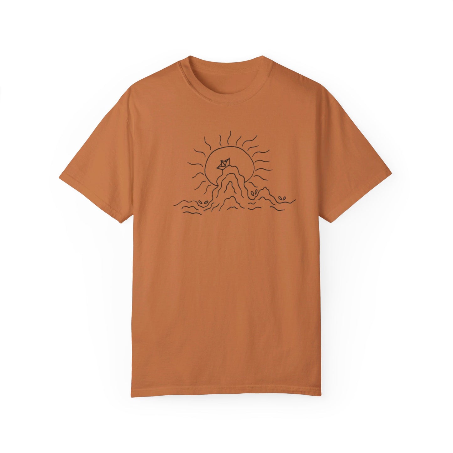 Into the Golden Hour by Maleeh Molstad limited edition unisex garment-dyed t-shirt ~ Peace