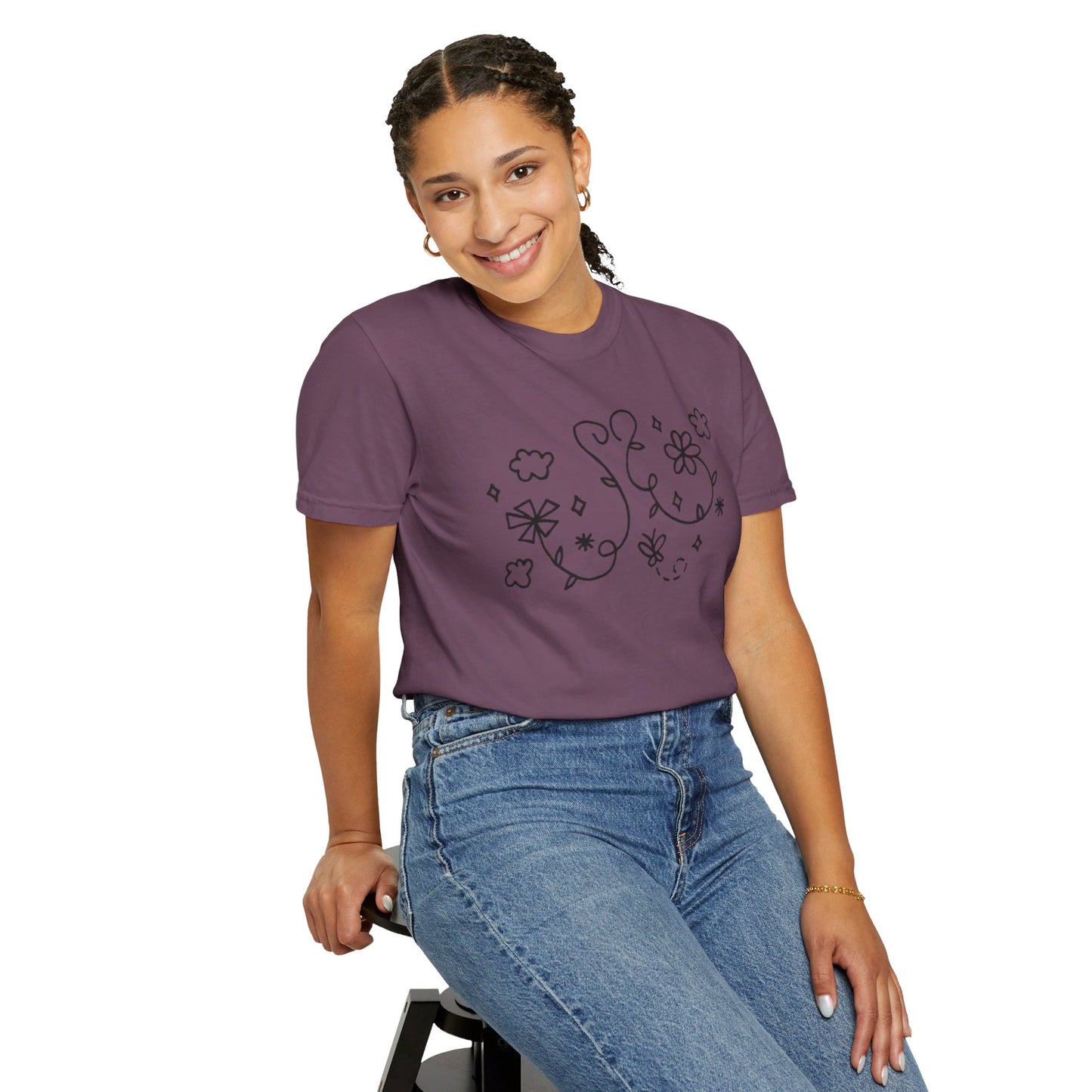 Into the Golden Hour by Maleeh Molstad limited edition unisex garment-dyed t-shirt ~ Lessons