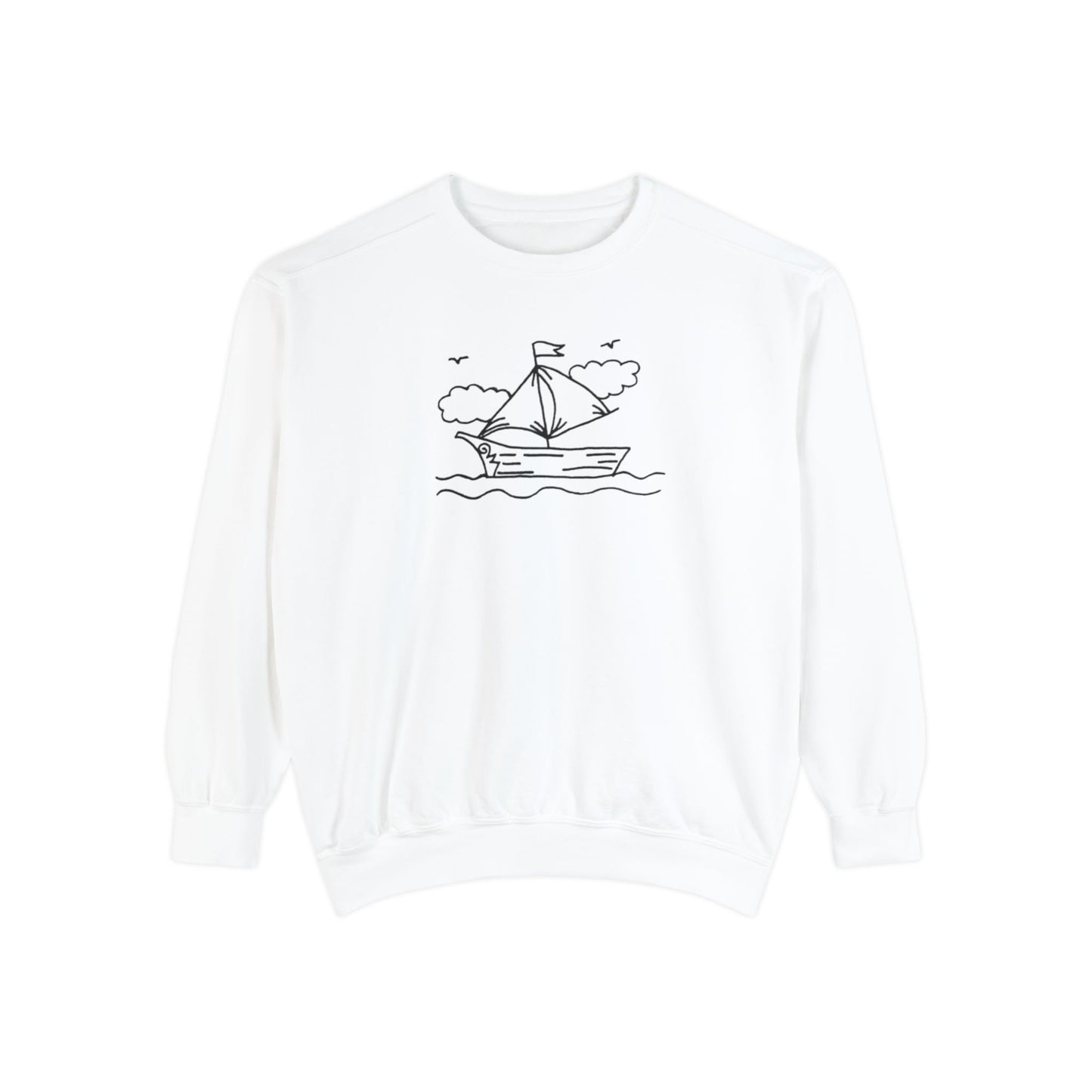 Into the Golden Hour by Maleeh Molstad limited edition unisex garment-dyed sweatshirt ~ Paradise