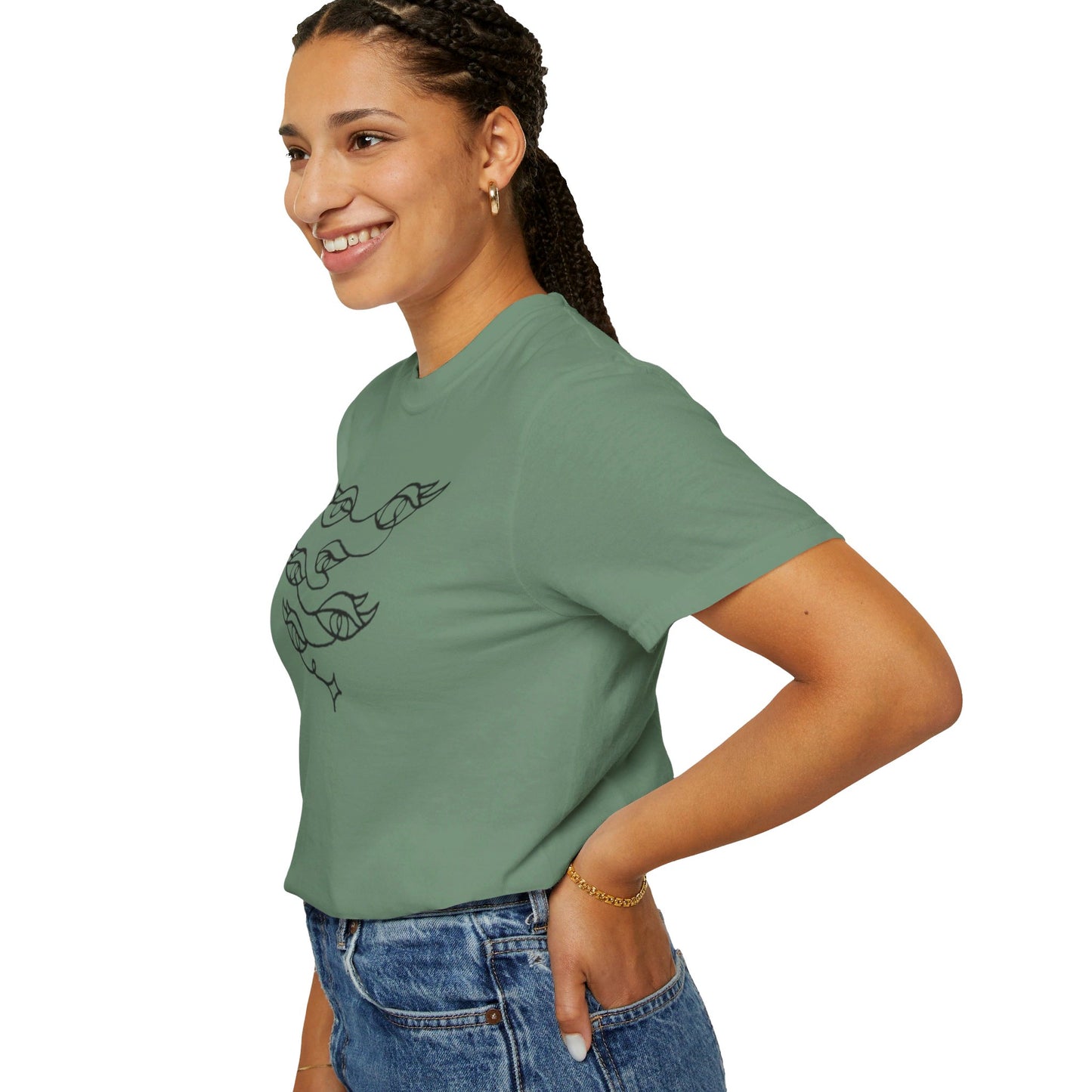 Into the Golden Hour by Maleeh Molstad limited edition unisex garment-dyed t-shirt ~ Gypsy