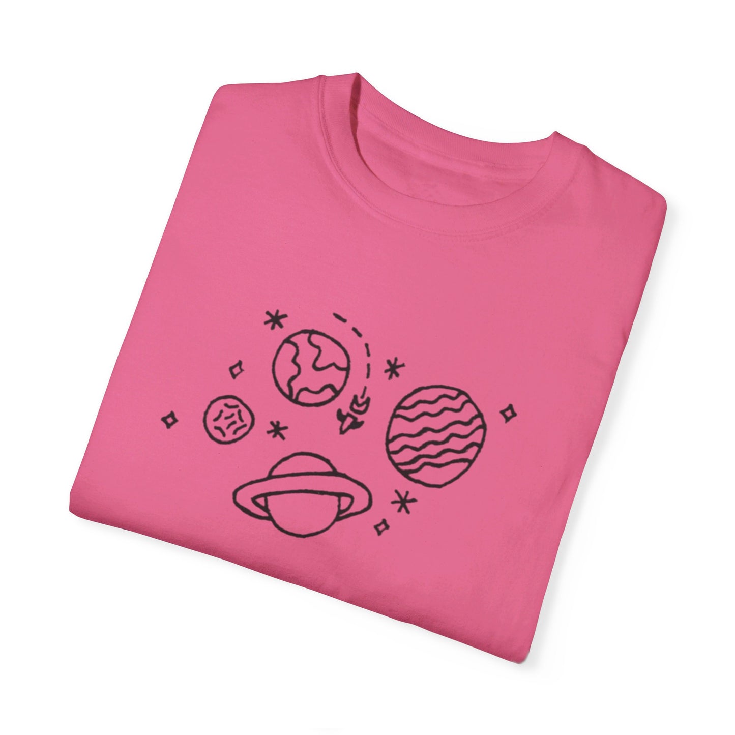 Into the Golden Hour by Maleeh Molstad limited edition unisex garment-dyed t-shirt ~ Space