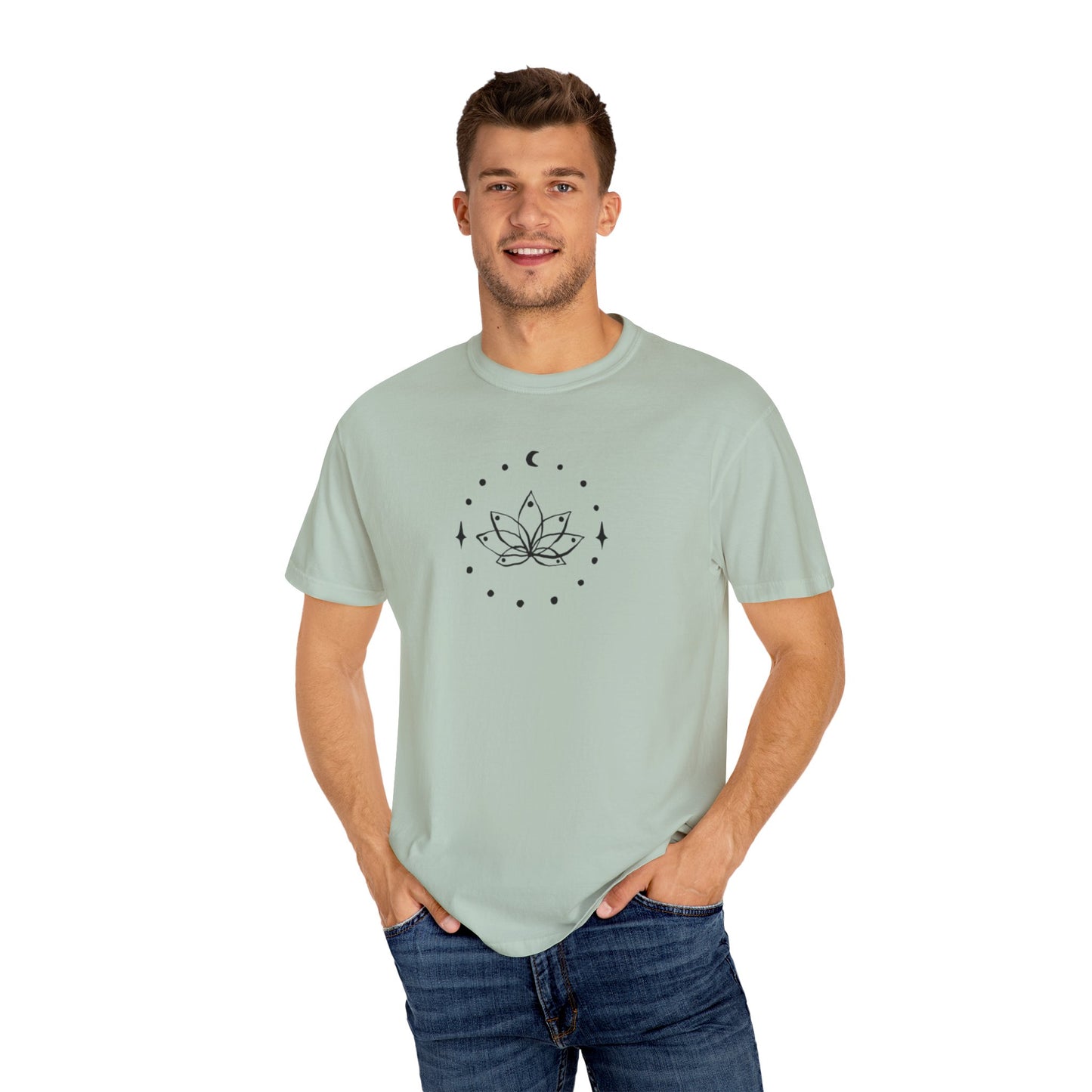 Where the Stars Shine Indigo Blue by Maleeh Molstad unisex garment-dyed t-shirt ~ Always Be Fine