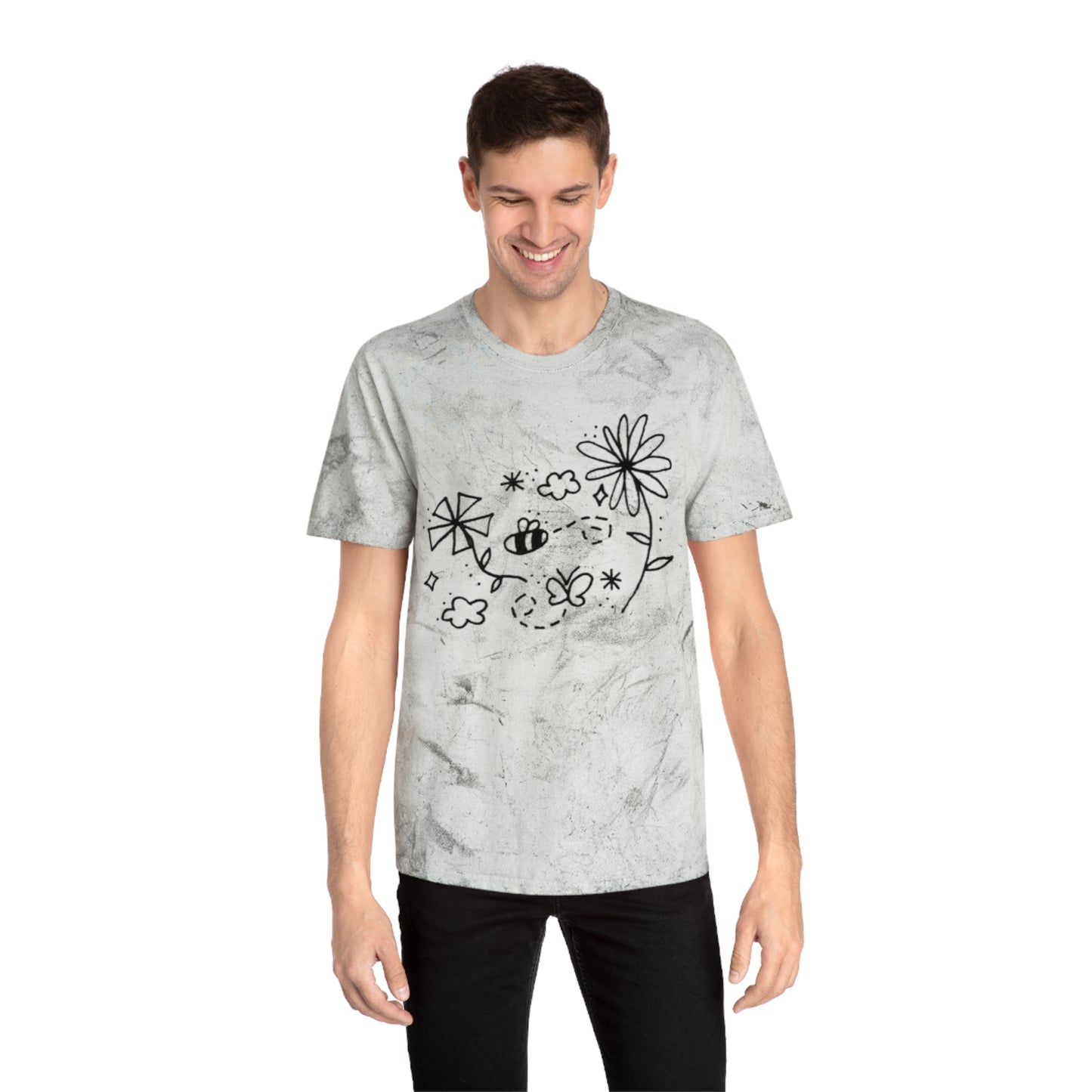 Into the Golden Hour by Maleeh Molstad limited edition unisex color blast t-shirt ~ Motion