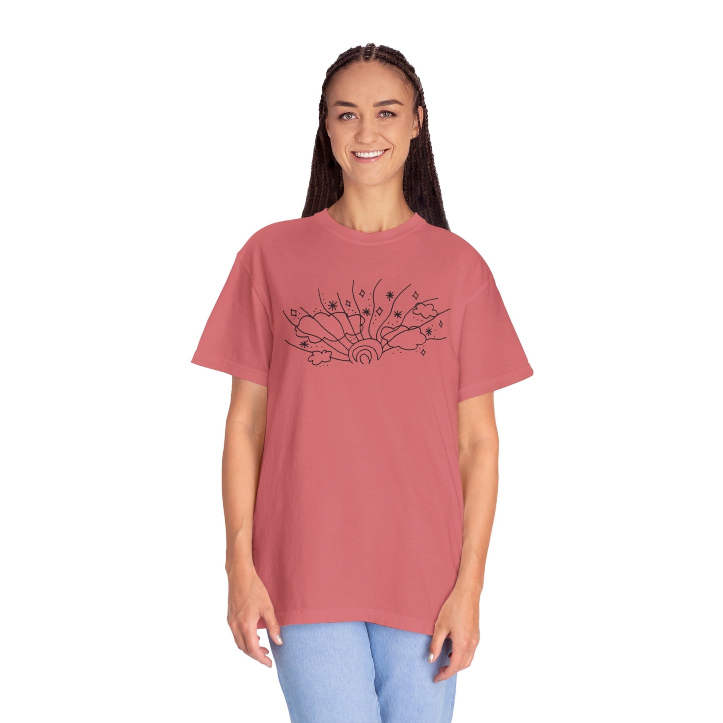 Into the Golden Hour by Maleeh Molstad limited edition unisex garment-dyed t-shirt ~ Summer