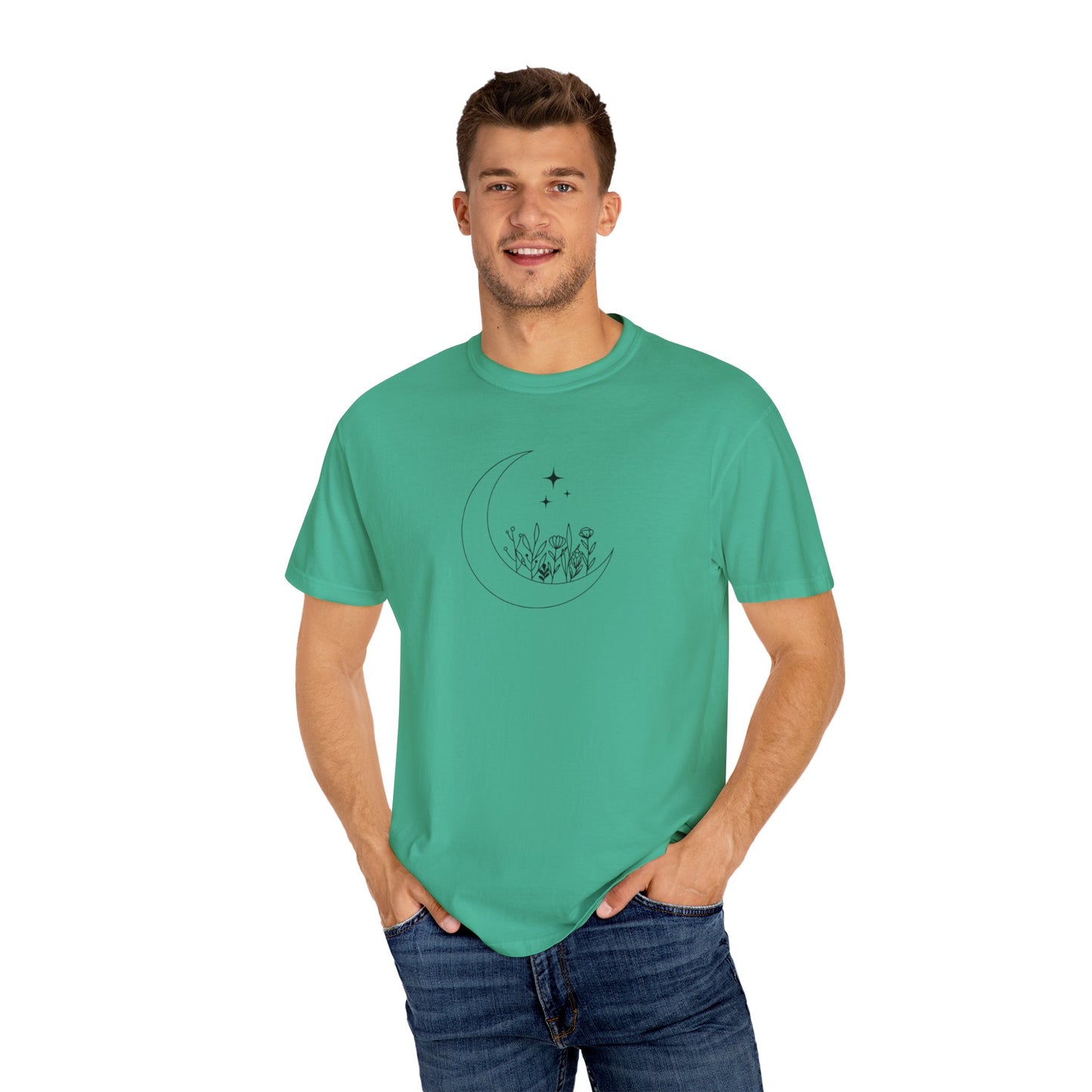 Where the Stars Shine Indigo Blue by Maleeh Molstad unisex garment-dyed t-shirt ~ Musn’t Forget