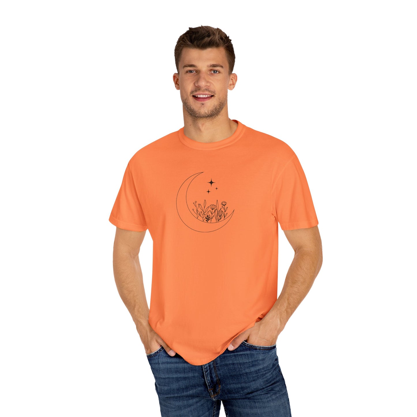Where the Stars Shine Indigo Blue by Maleeh Molstad unisex garment-dyed t-shirt ~ Musn’t Forget