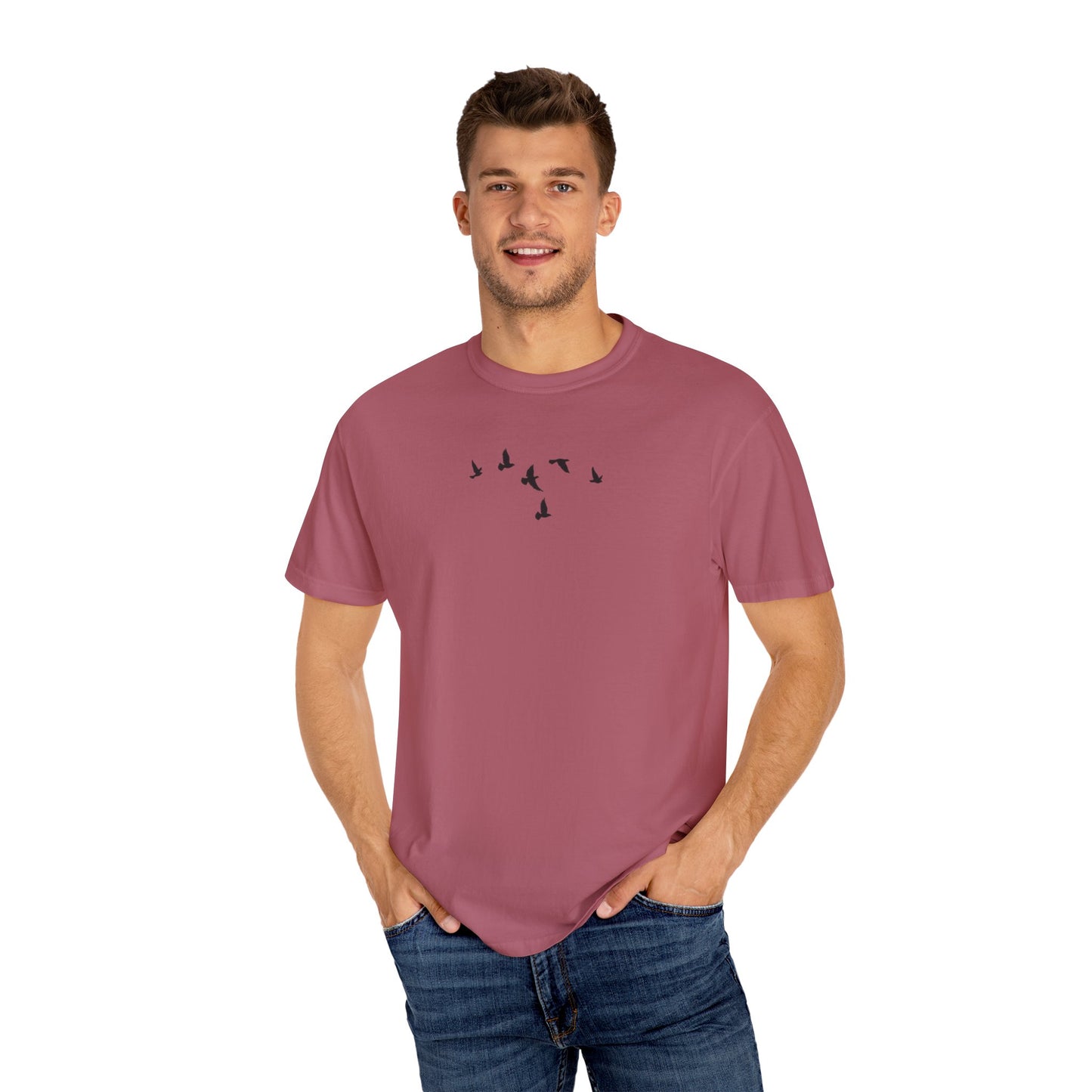 Where The Stars Shine Indigo Blue by Maleeh Molstad unisex garment-dyed t-shirt~ Until We Meet Again