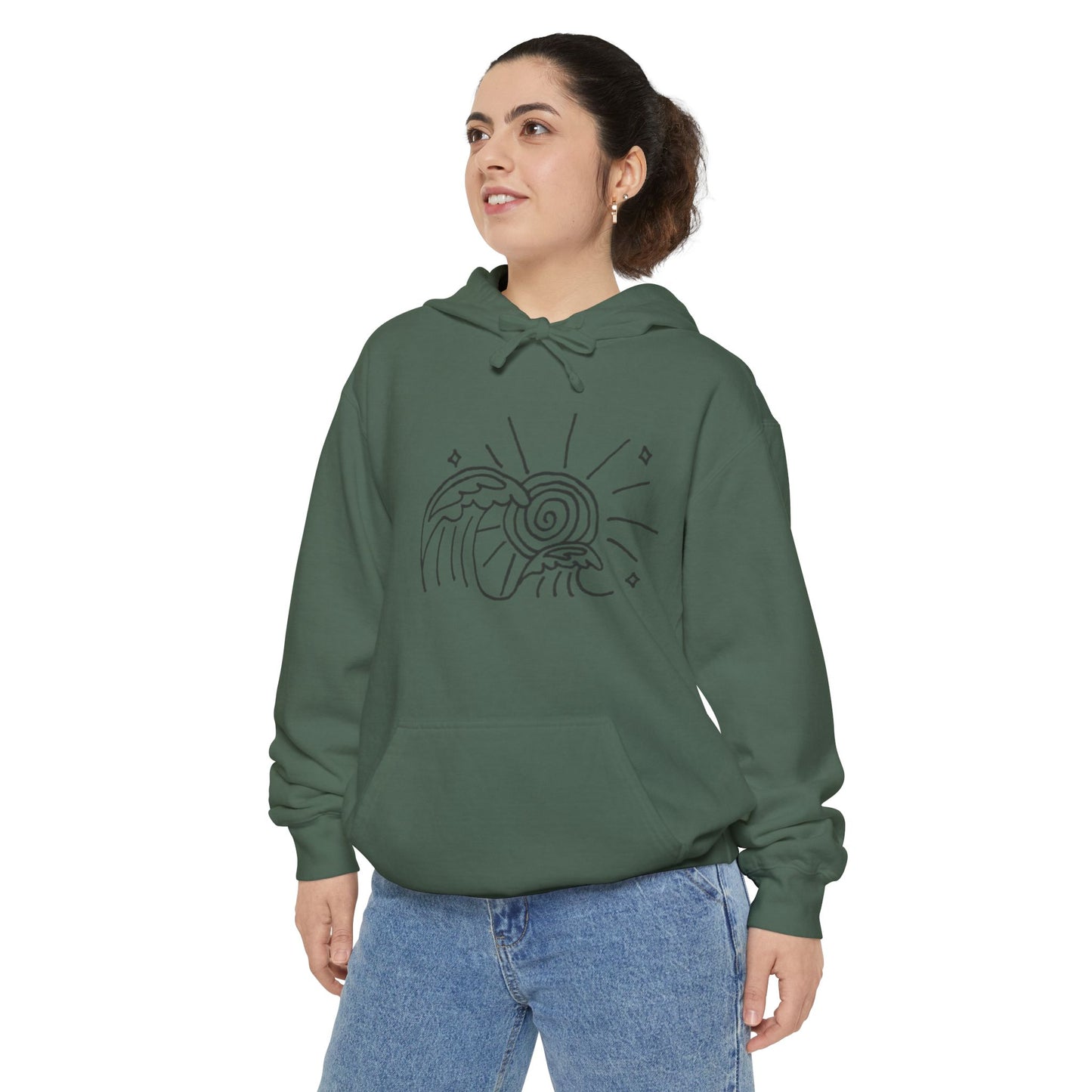 Into the Golden Hour by Maleeh Molstad limited edition unisex drummer hoodie ~ Waves