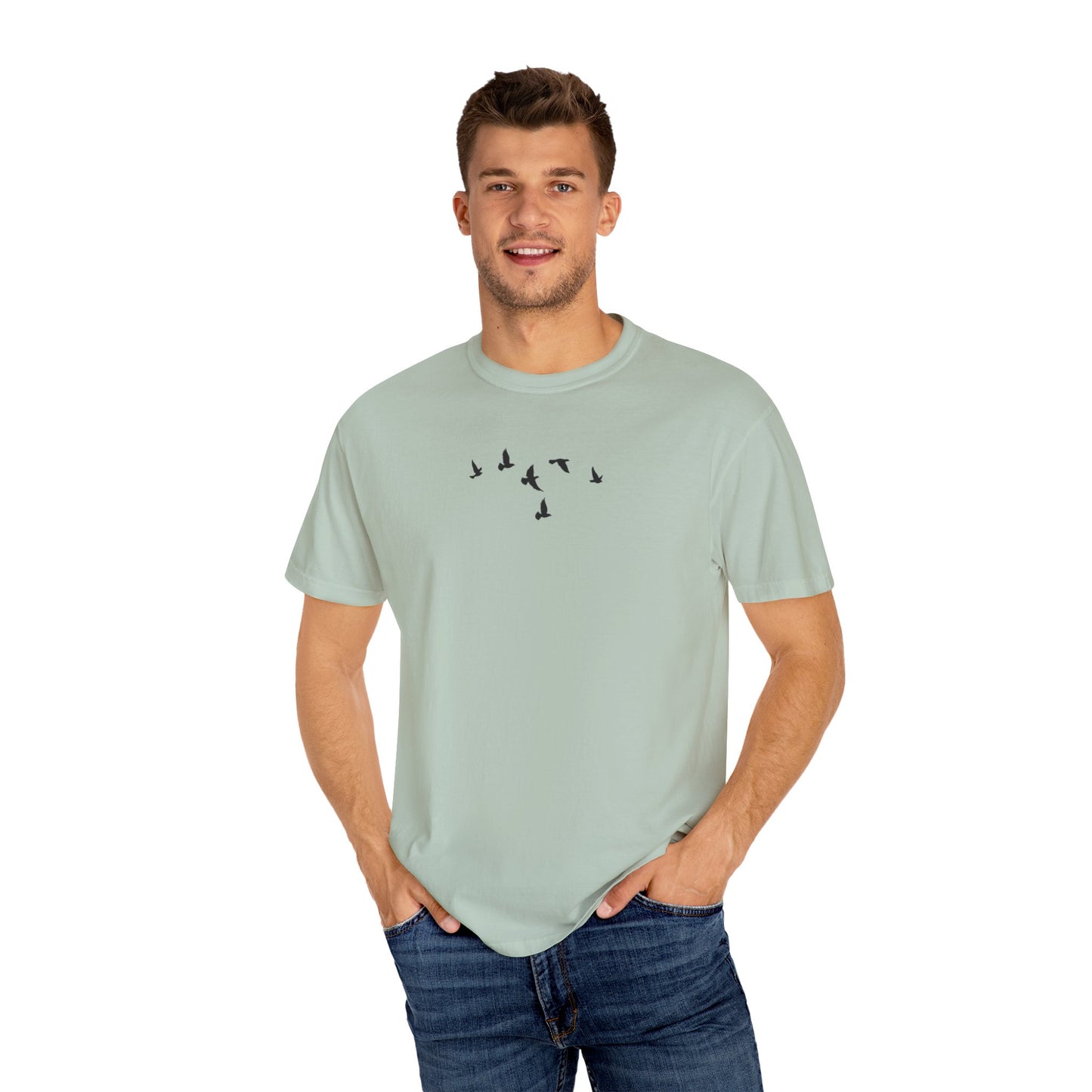 Where The Stars Shine Indigo Blue by Maleeh Molstad unisex garment-dyed t-shirt~ Until We Meet Again