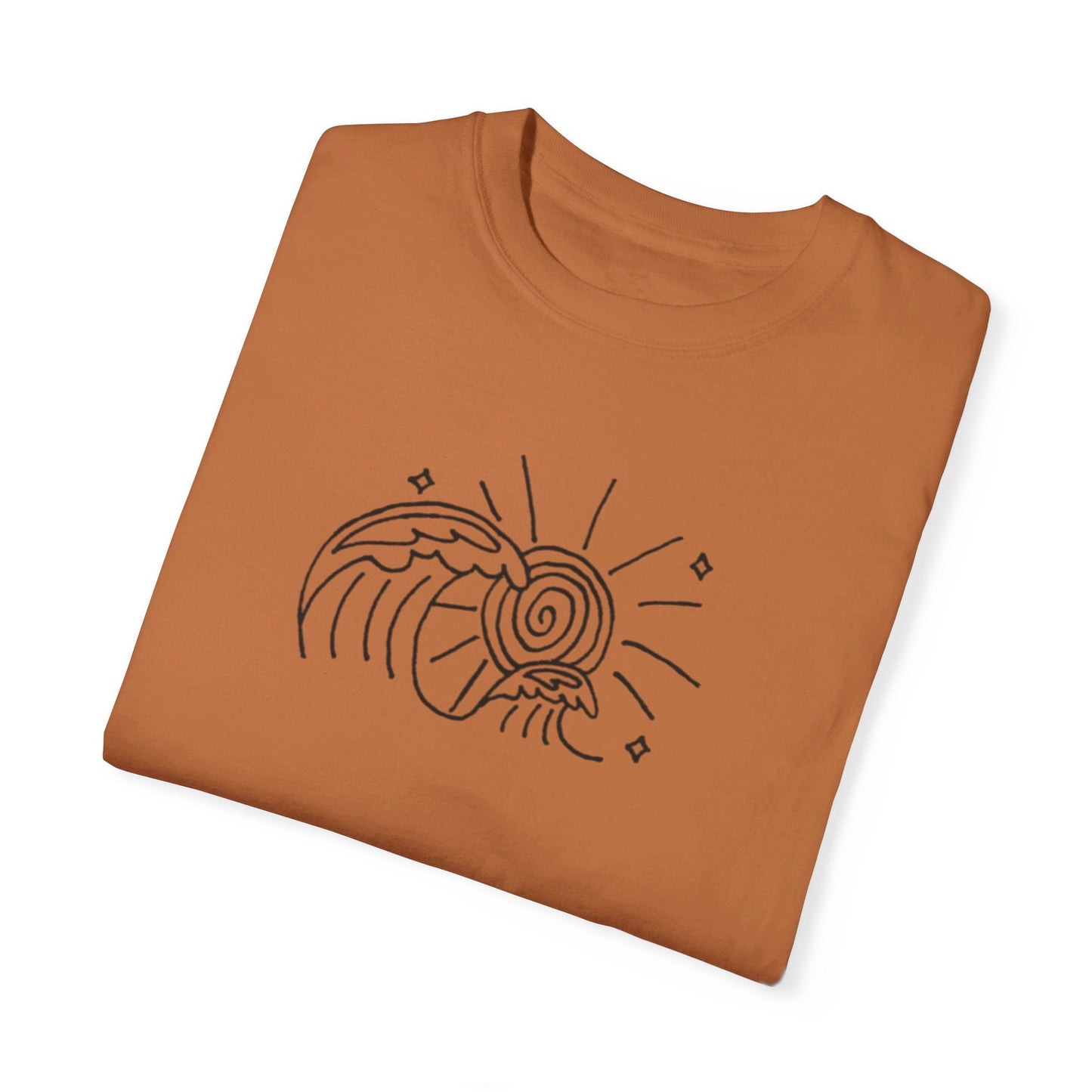 Into the Golden Hour by Maleeh Molstad limited edition unisex garment-dyed t-shirt ~ Waves
