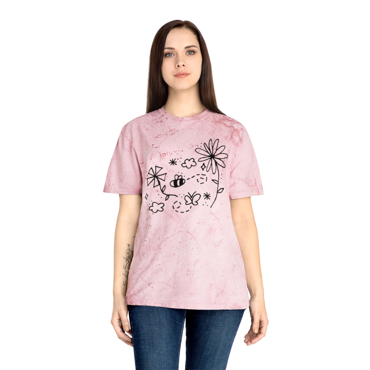 Into the Golden Hour by Maleeh Molstad limited edition unisex color blast t-shirt ~ Motion