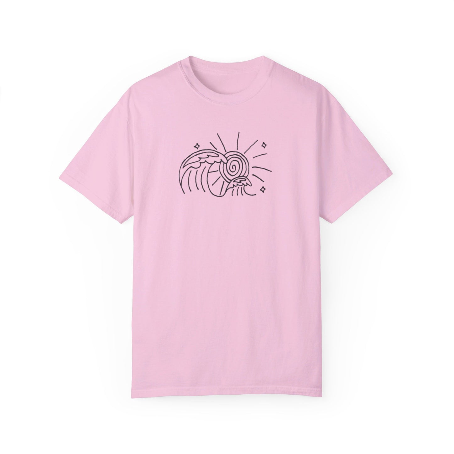 Into the Golden Hour by Maleeh Molstad limited edition unisex garment-dyed t-shirt ~ Waves