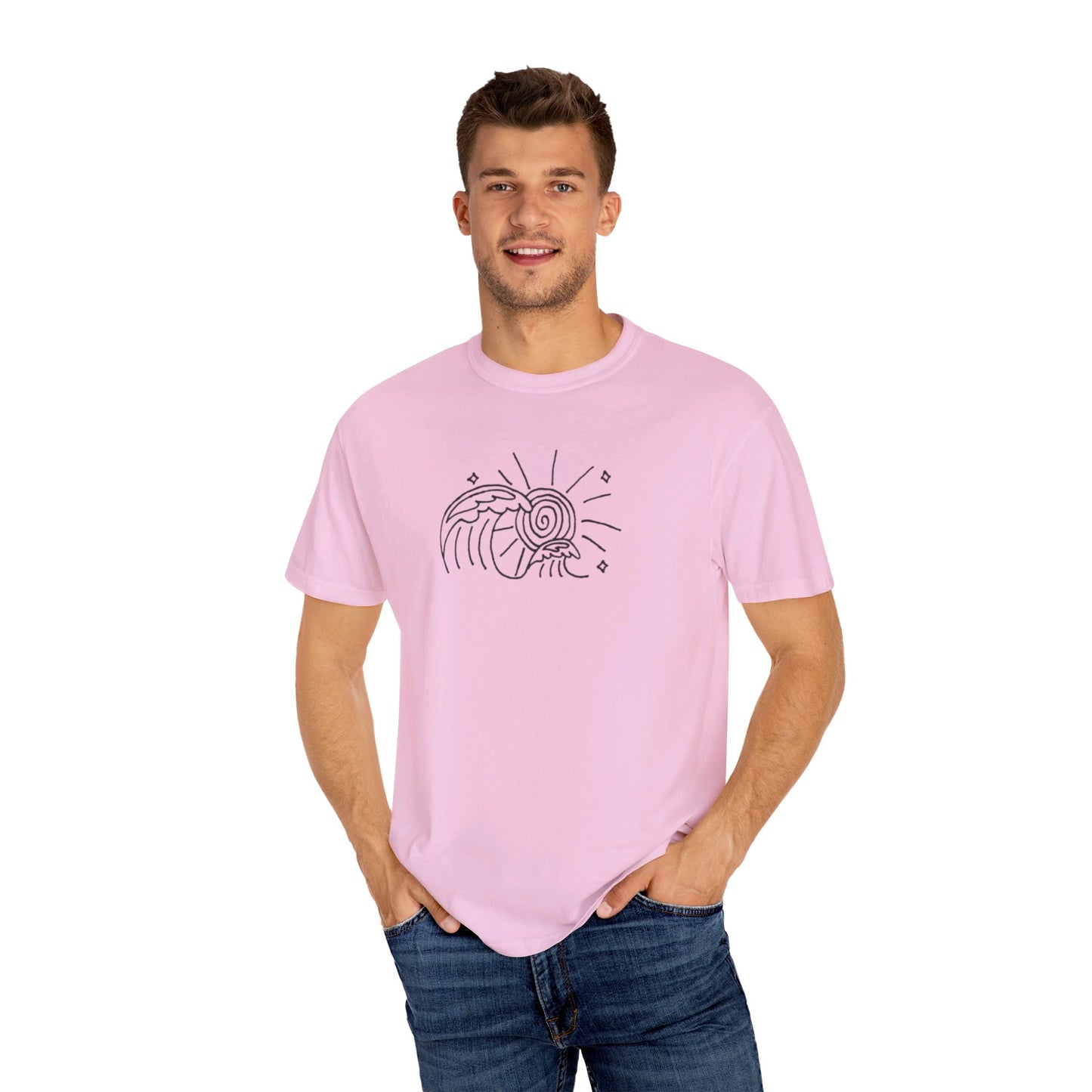 Into the Golden Hour by Maleeh Molstad limited edition unisex garment-dyed t-shirt ~ Waves