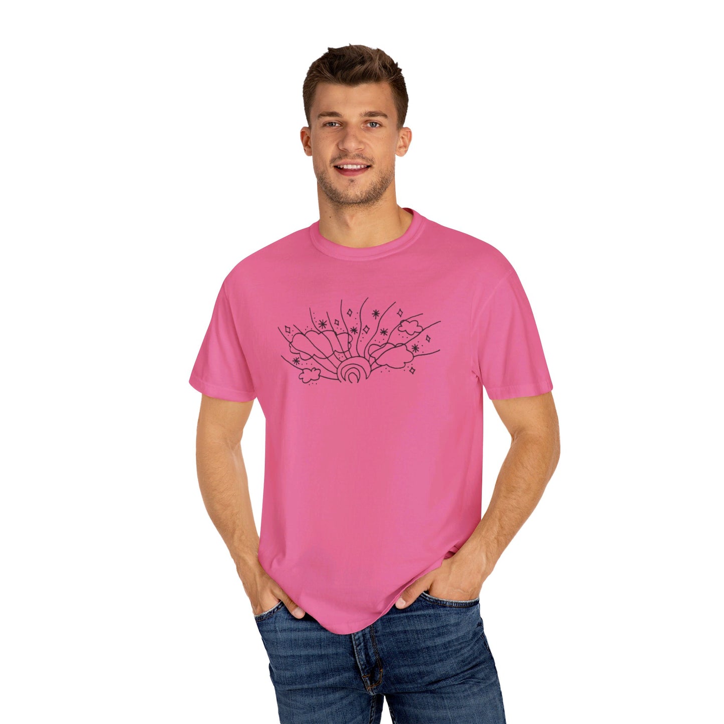 Into the Golden Hour by Maleeh Molstad limited edition unisex garment-dyed t-shirt ~ Summer