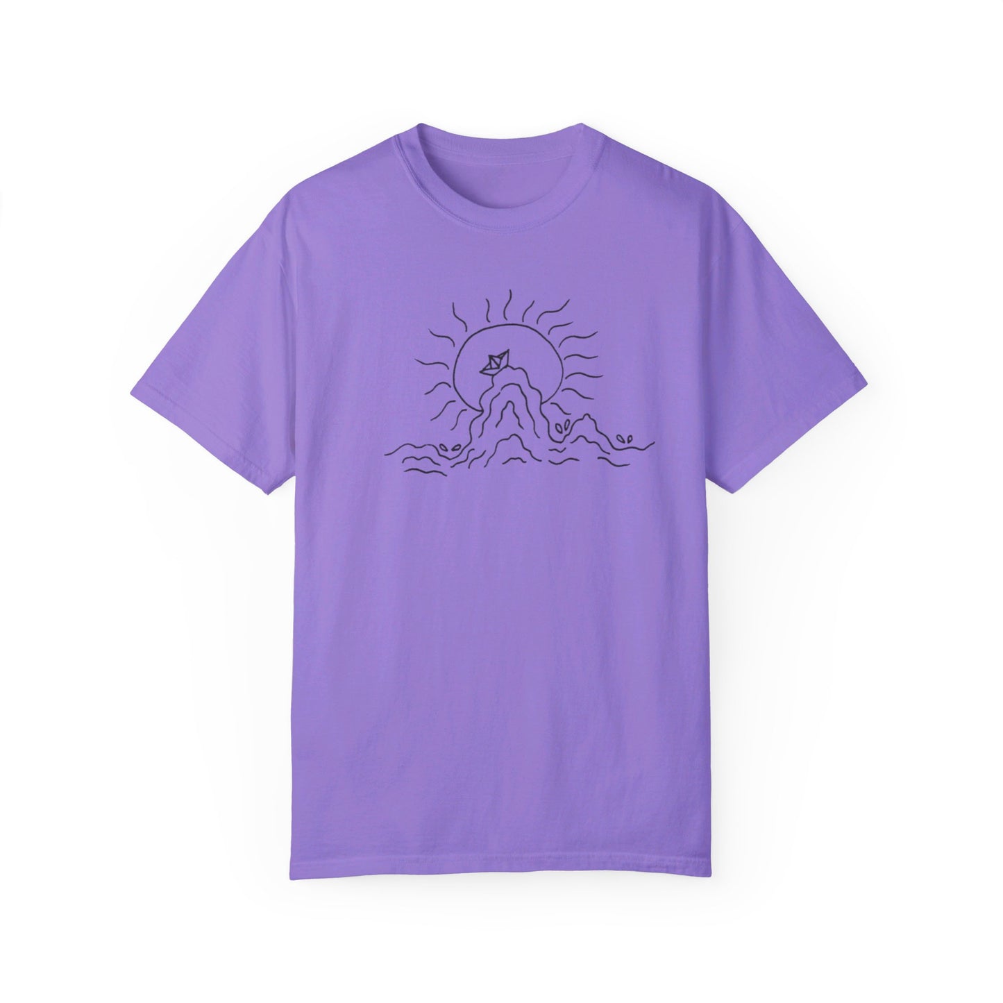 Into the Golden Hour by Maleeh Molstad limited edition unisex garment-dyed t-shirt ~ Peace
