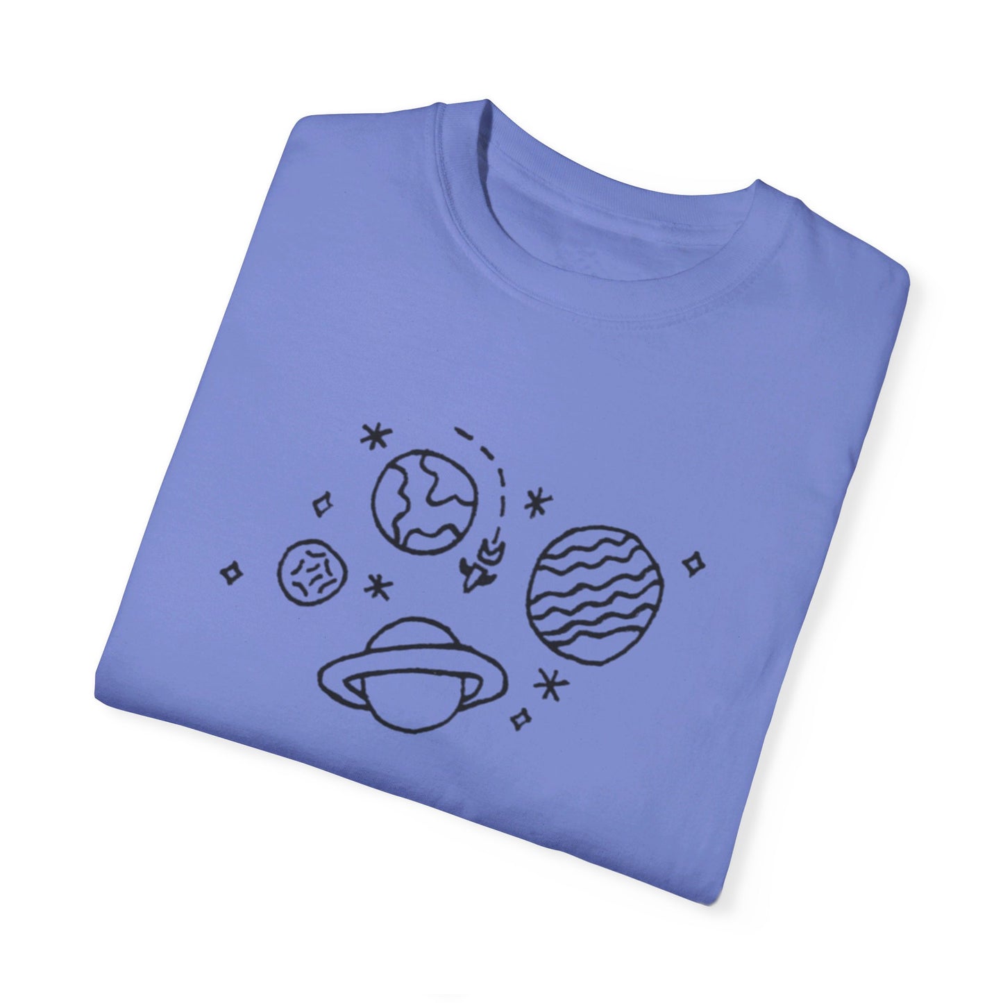 Into the Golden Hour by Maleeh Molstad limited edition unisex garment-dyed t-shirt ~ Space