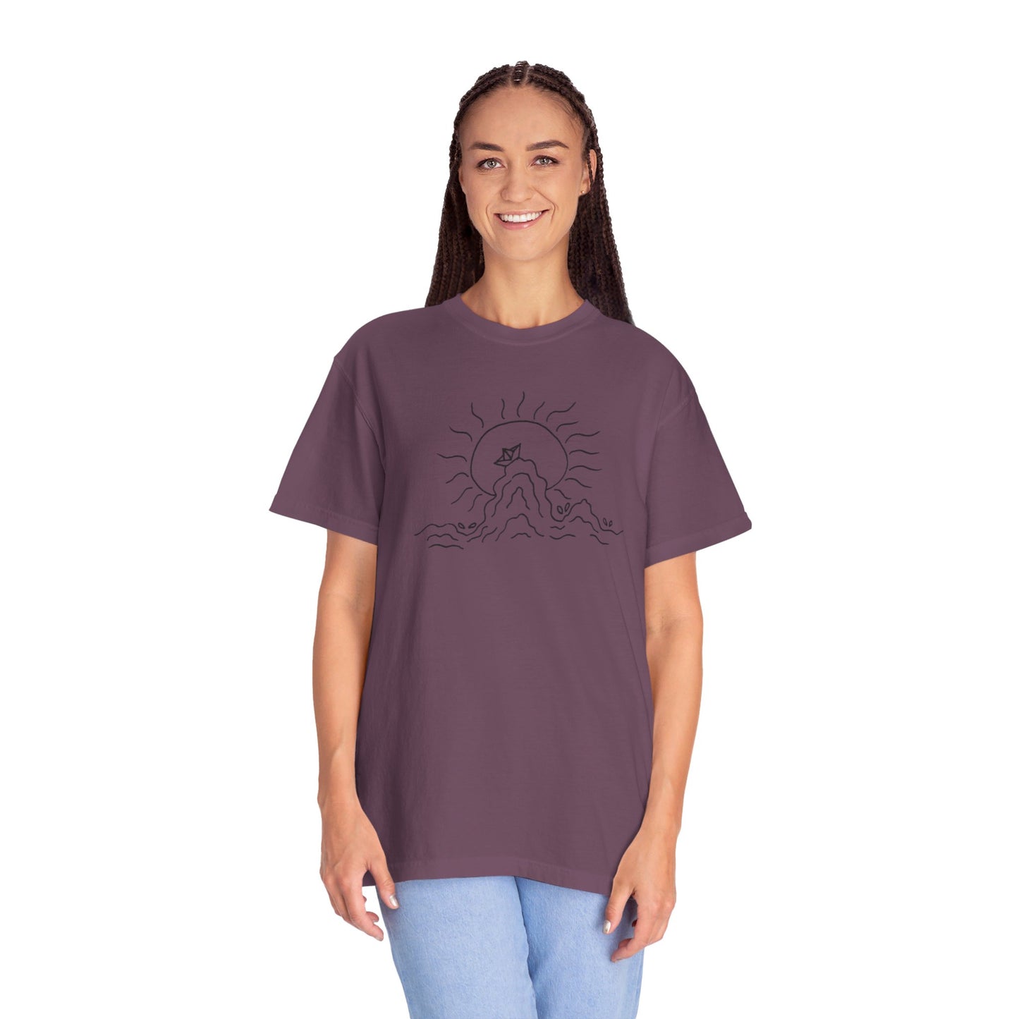 Into the Golden Hour by Maleeh Molstad limited edition unisex garment-dyed t-shirt ~ Peace
