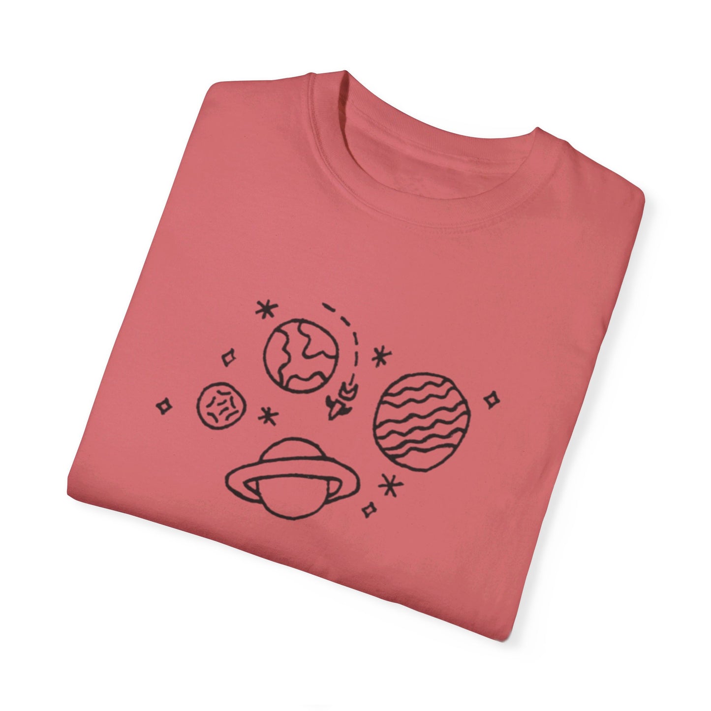 Into the Golden Hour by Maleeh Molstad limited edition unisex garment-dyed t-shirt ~ Space