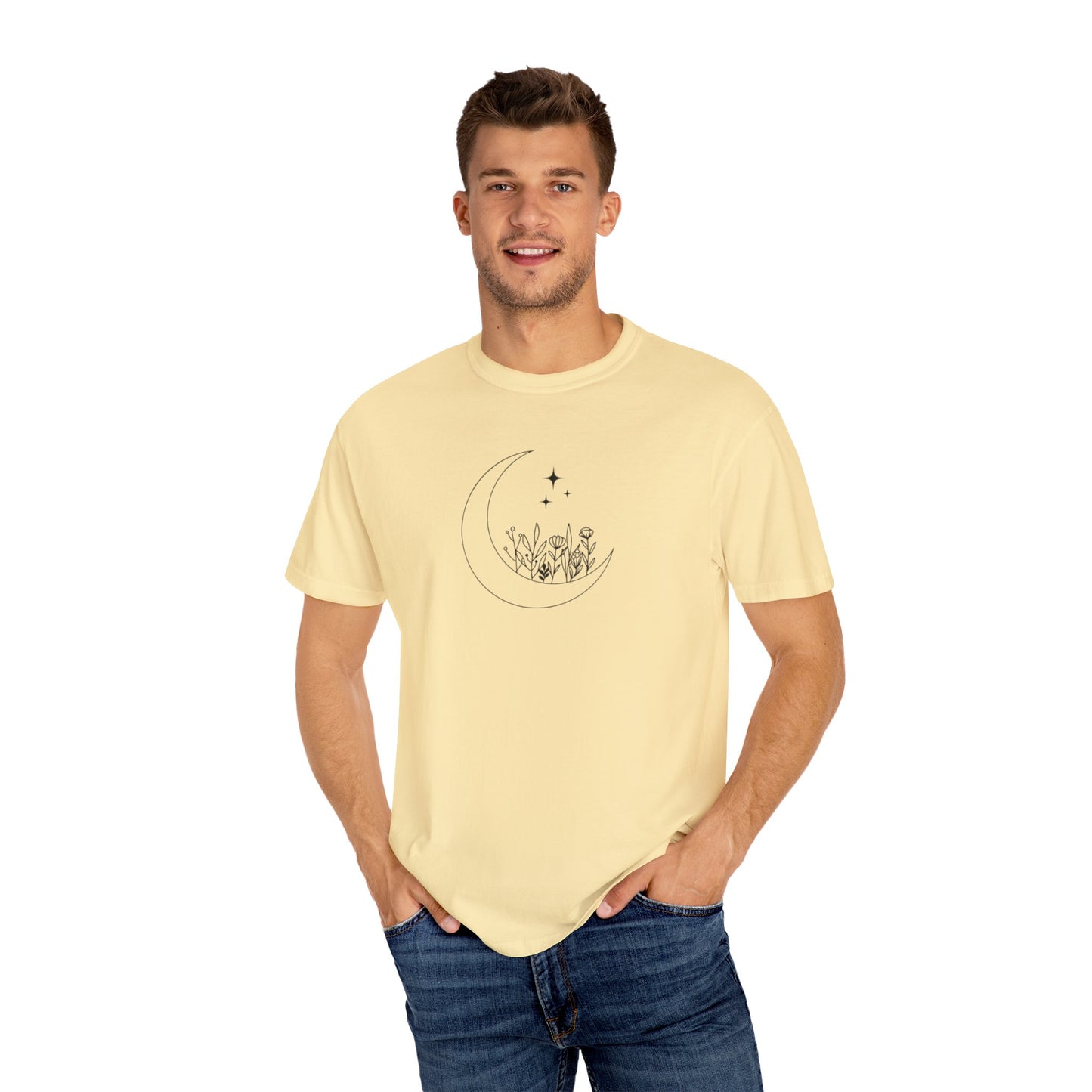 Where the Stars Shine Indigo Blue by Maleeh Molstad unisex garment-dyed t-shirt ~ Musn’t Forget