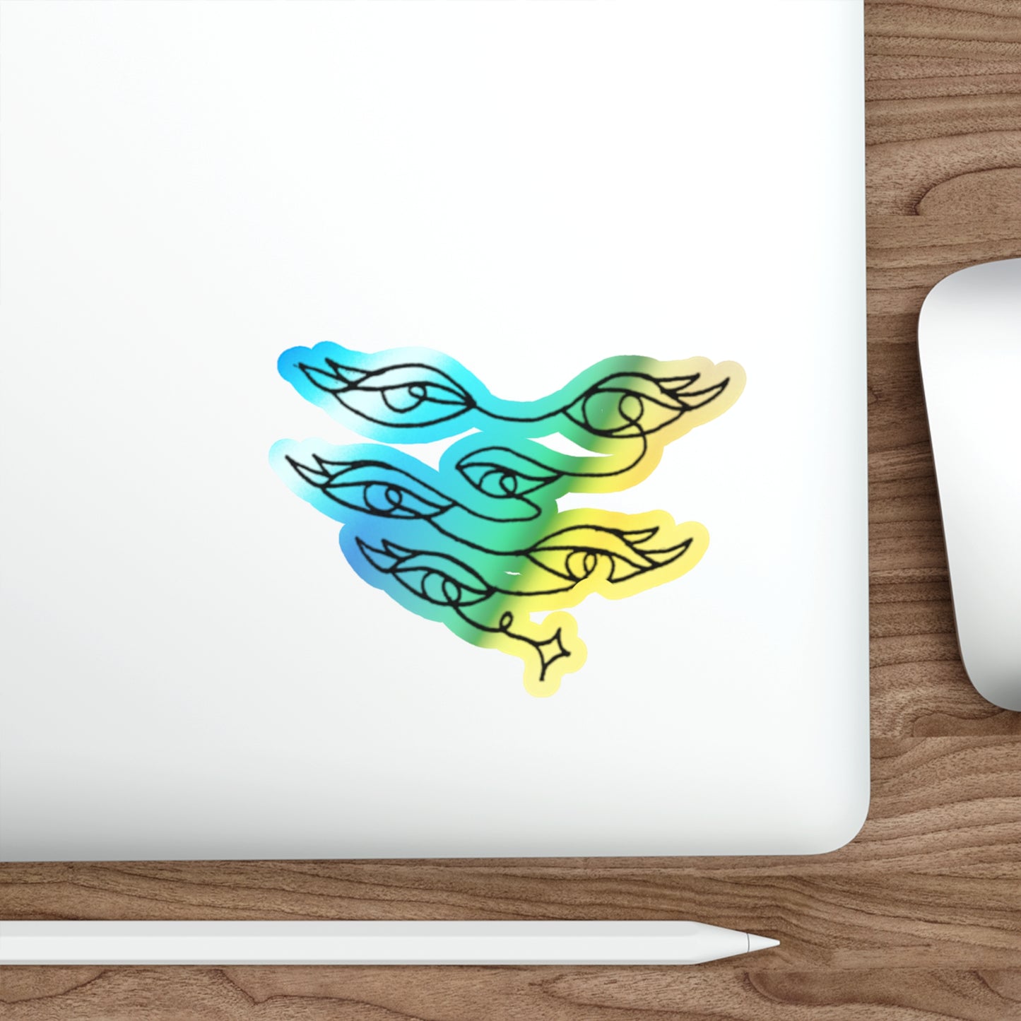 Into the Golden Hour by Maleeh Molstad limited edition holographic die-cut stickers ~ Gypsy