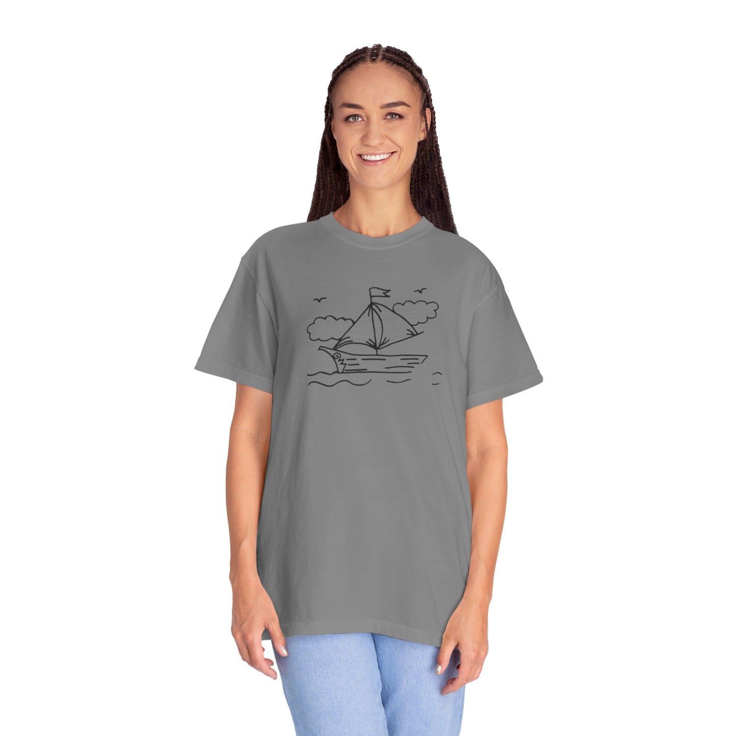 Into the Golden Hour by Maleeh Molstad limited edition unisex garment-dyed t-shirt ~ Paradise