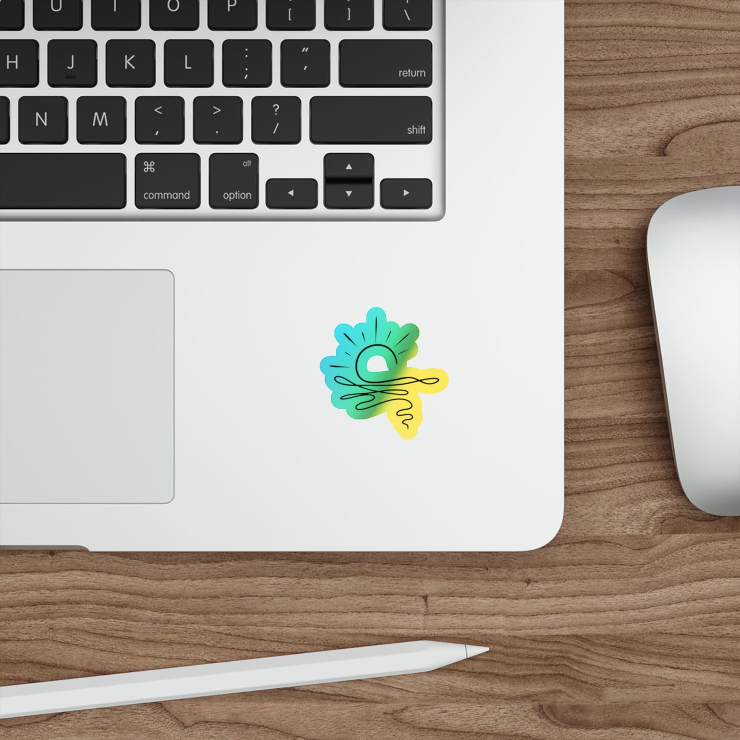 Where The Stars Shine Indigo Blue by Maleeh Molstad limited edition die-cut stickers (various sizes) ~ Turquoise