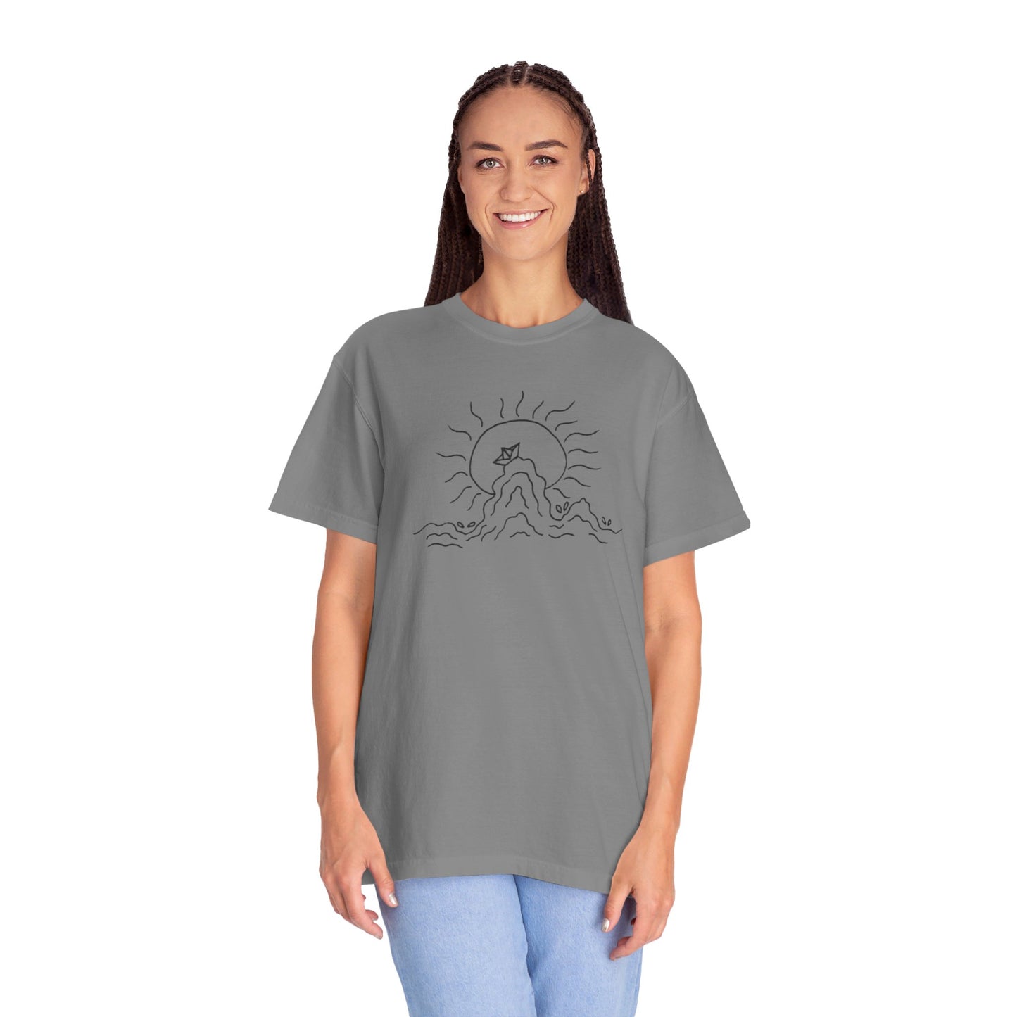 Into the Golden Hour by Maleeh Molstad limited edition unisex garment-dyed t-shirt ~ Peace