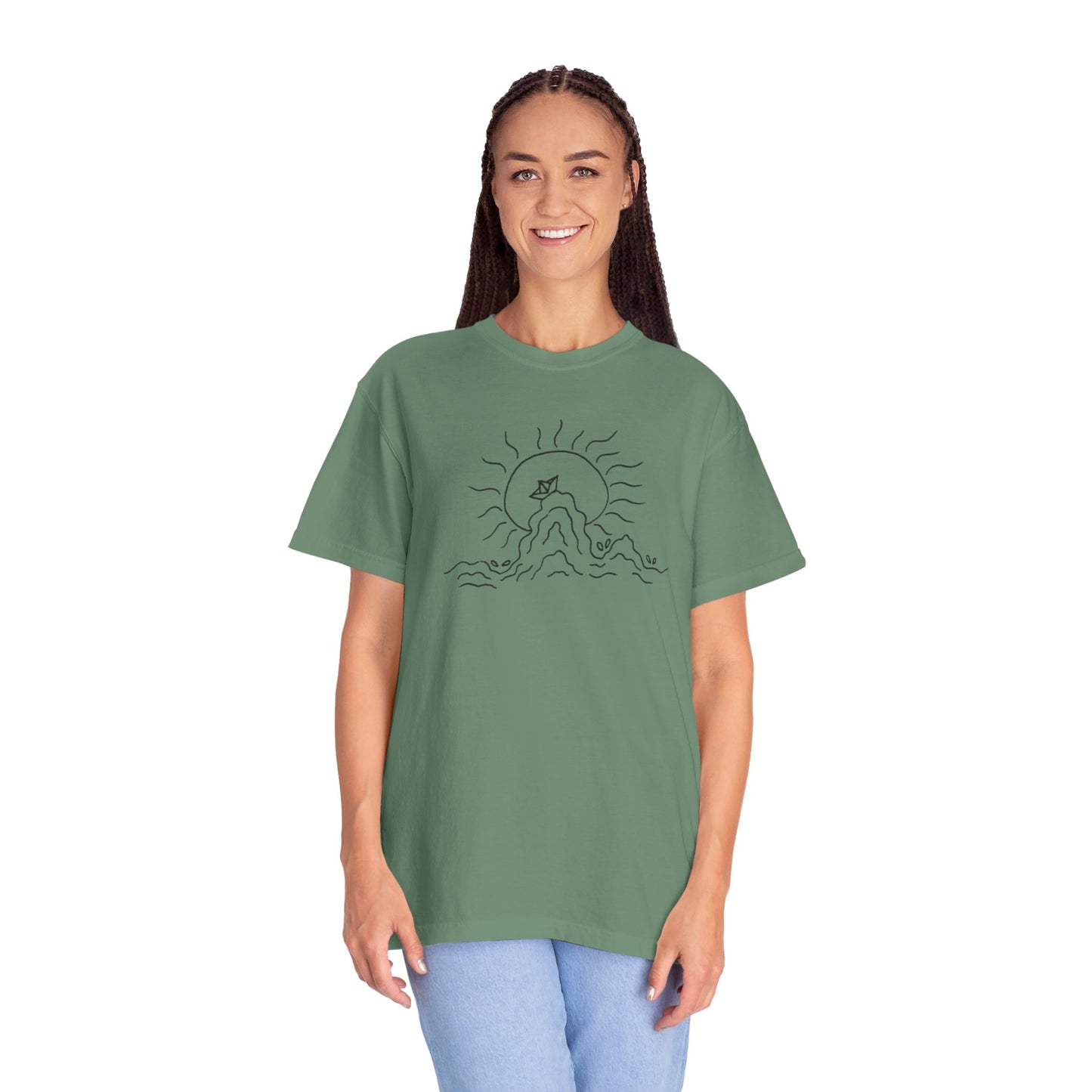 Into the Golden Hour by Maleeh Molstad limited edition unisex garment-dyed t-shirt ~ Peace