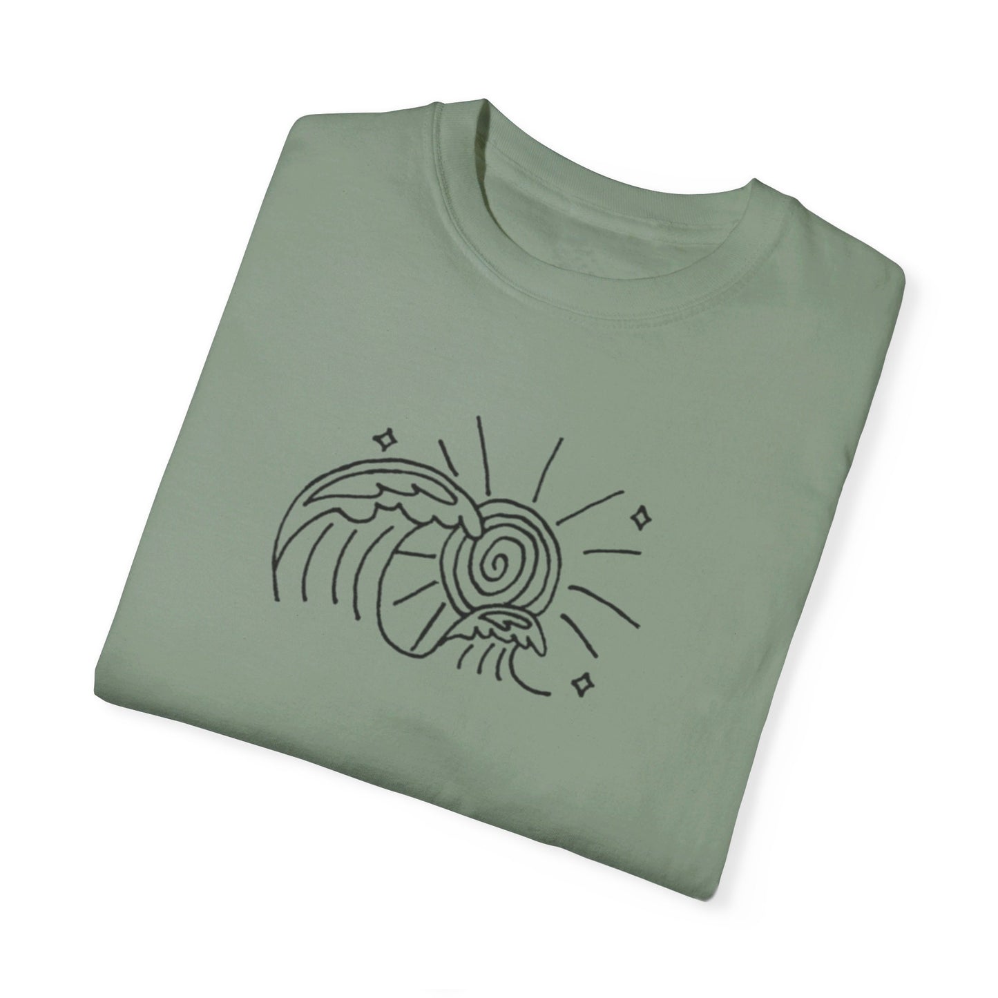 Into the Golden Hour by Maleeh Molstad limited edition unisex garment-dyed t-shirt ~ Waves