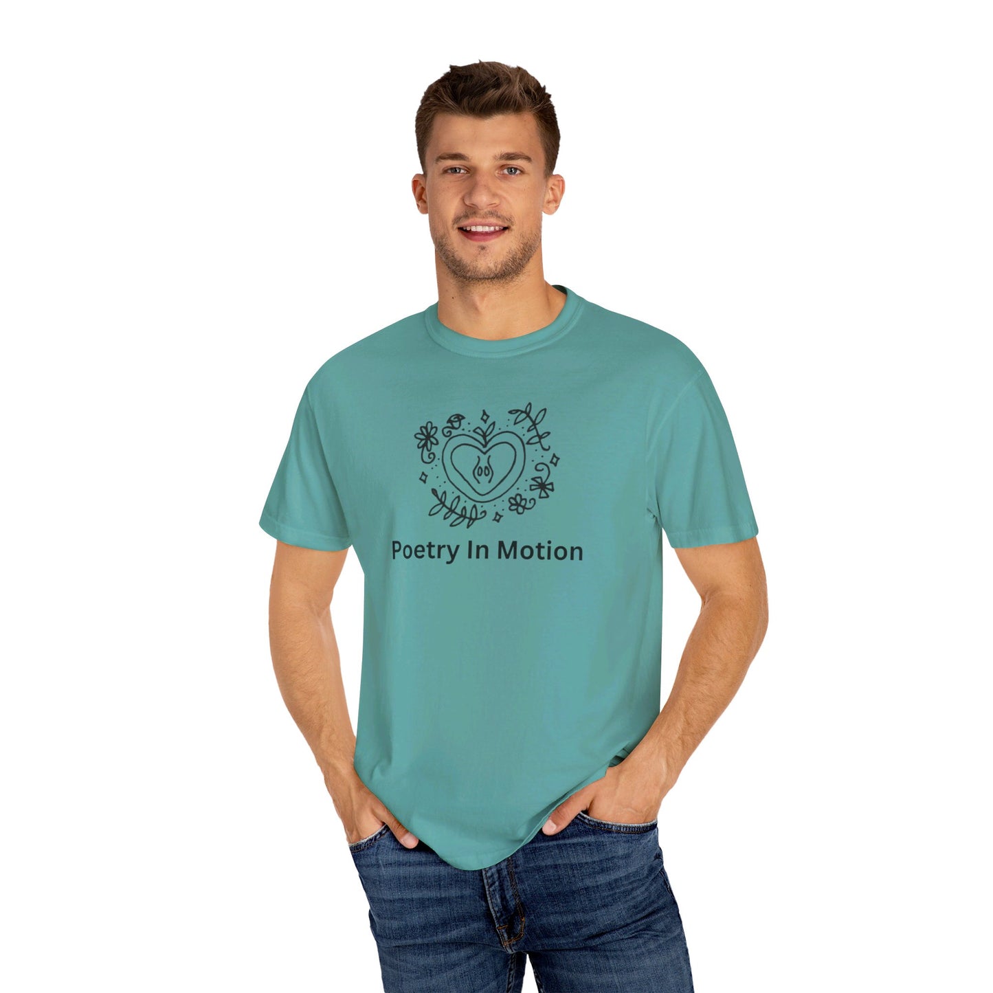Poetry in Motion by Maleeh Molstad limited edition unisex garment-dyed t-shirt ✨☀️🌙