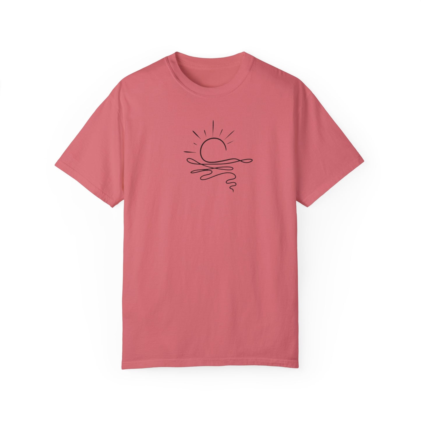 Where The Stars Shine Indigo Blue by Maleeh Molstad unisex garment-dyed t-shirt ~ Turquoise
